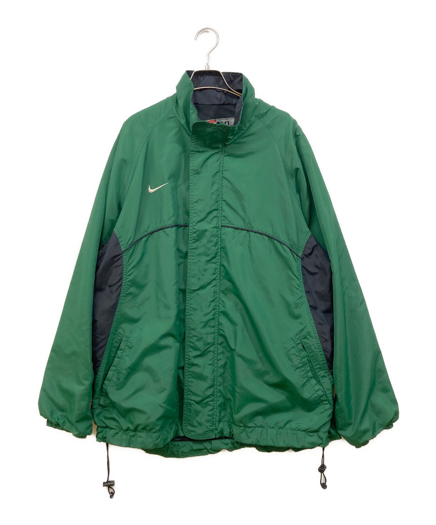 中古・古着通販】NIKE (ナイキ) ナイロンジャケット グリーン サイズ