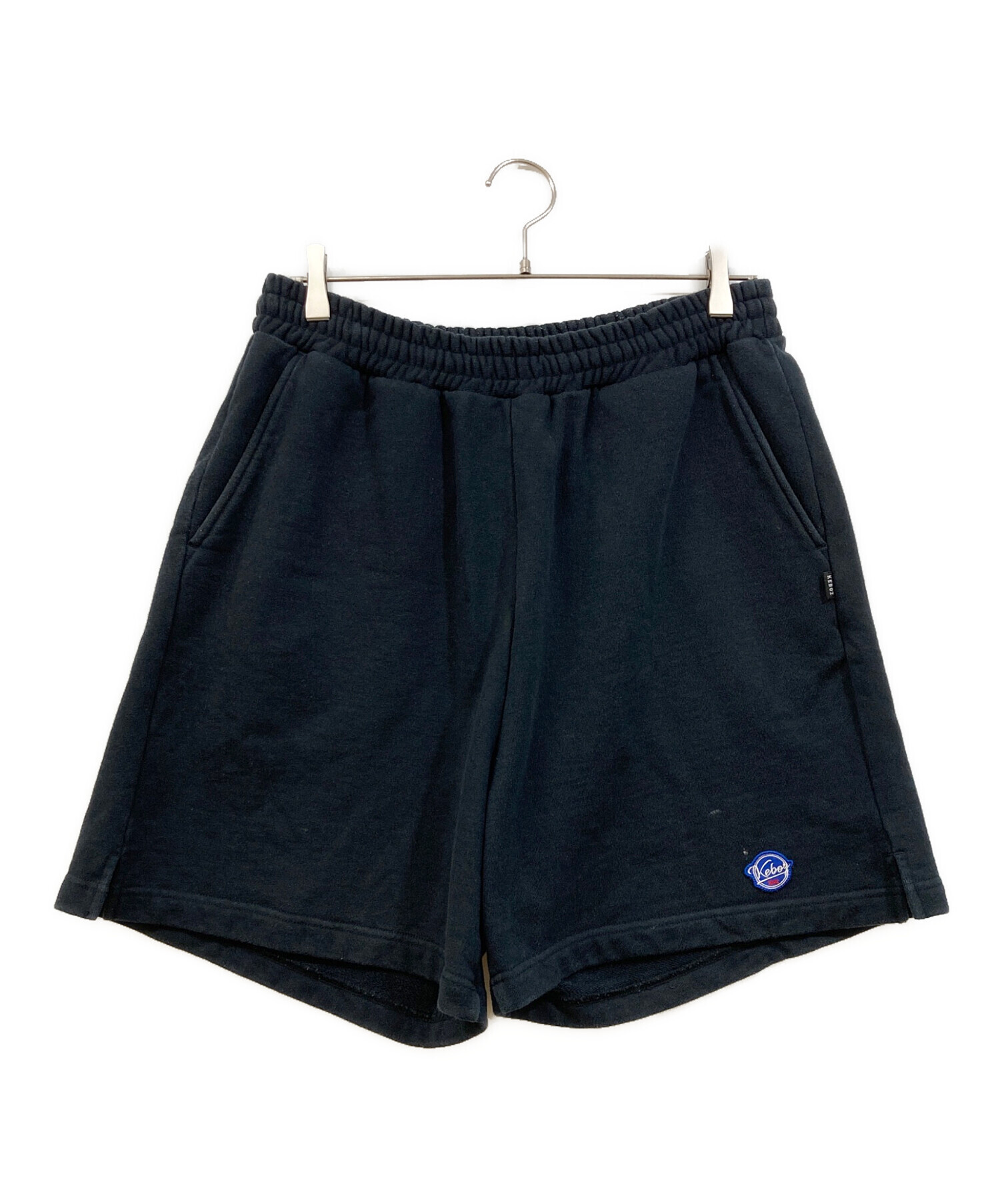 中古・古着通販】KEBOZ (ケボズ) スウェットハーフパンツ ブラック 