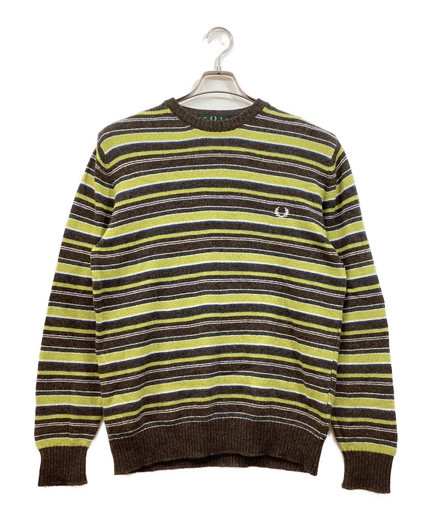 中古・古着通販】FRED PERRY (フレッドペリー) ボーダーニット 