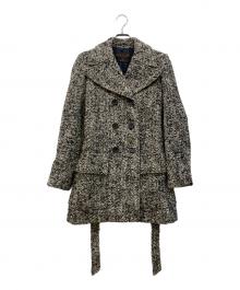 【ゆう】LOUIS VUITTON ルイヴィトン レザーPコート 中古・古着通販】LOUIS VUITTON (ルイ ヴィトン) 金釦ナポレオンP