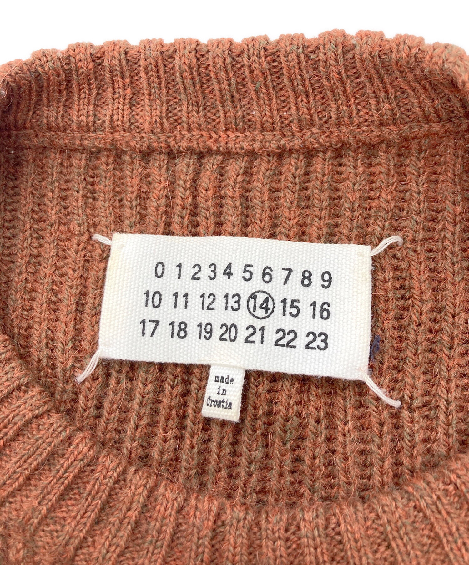 マルジェラ　ブラウン　ニット 中古・古着通販】Maison Margiela (メゾンマルジェラ) ポケットニット