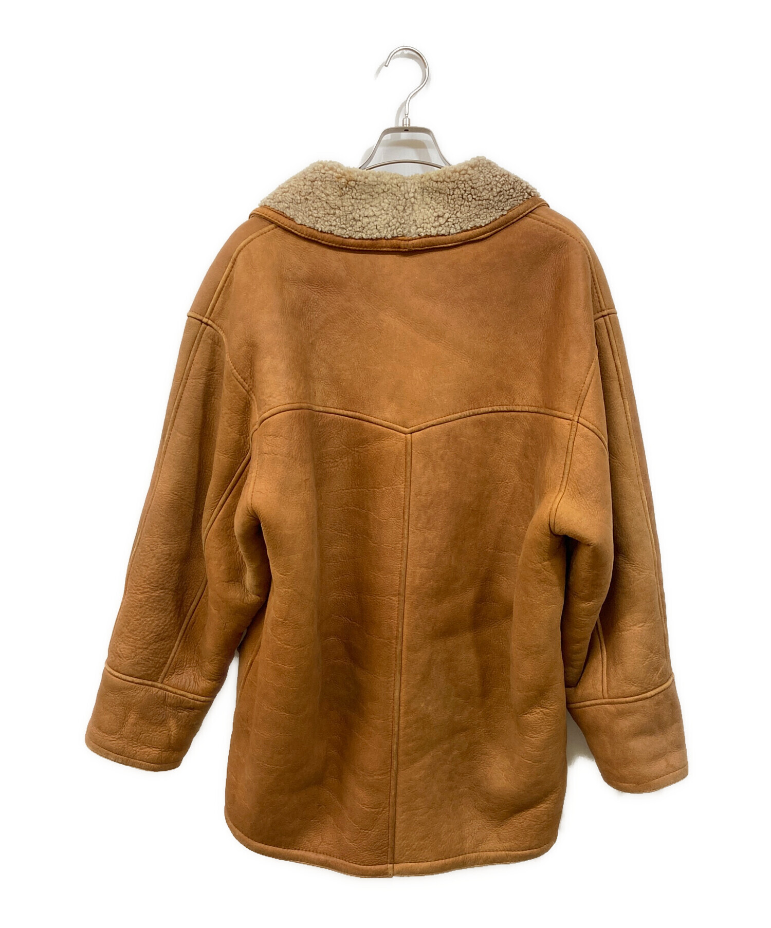 MASSINI ムートン ブルガリア製 古着 定価約15万ブルガリア製 