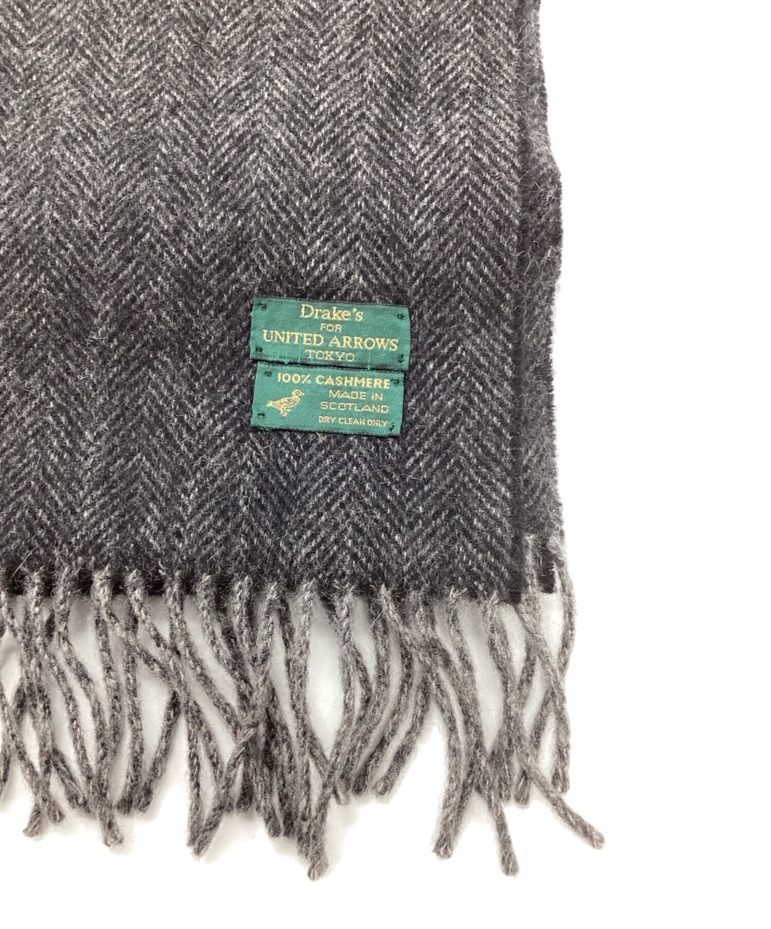 ドレイクス　drake's ストール 美品 DRAKE'S ドレイクス ストール ムガルプリント 総柄 ウール