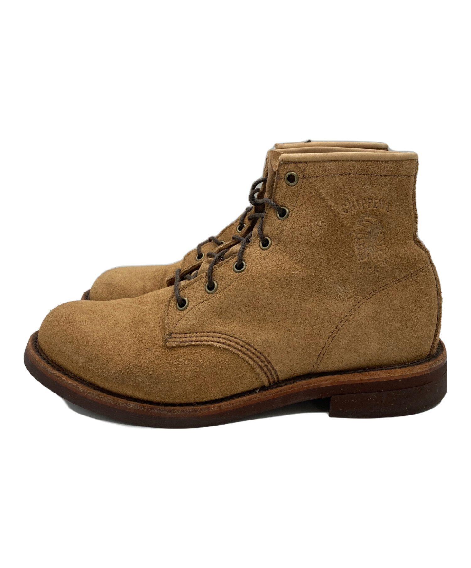 中古・古着通販】CHIPPEWA (チペワ) ワークブーツ ブラウン サイズ:9D 