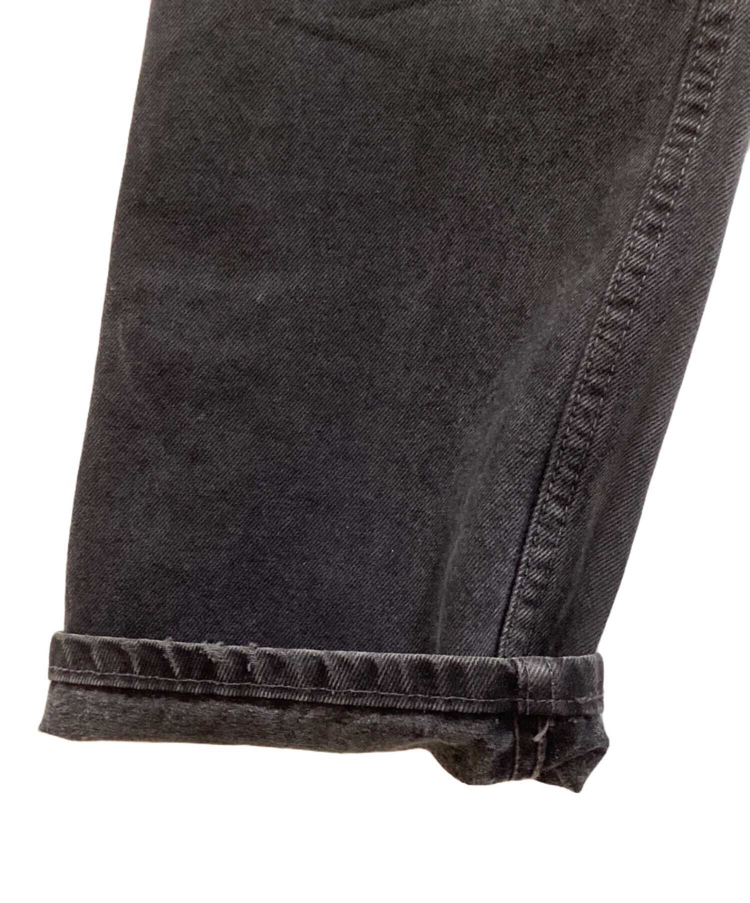 中古・古着通販】LEVI'S (リーバイス) 505後染めブラックデニムパンツ