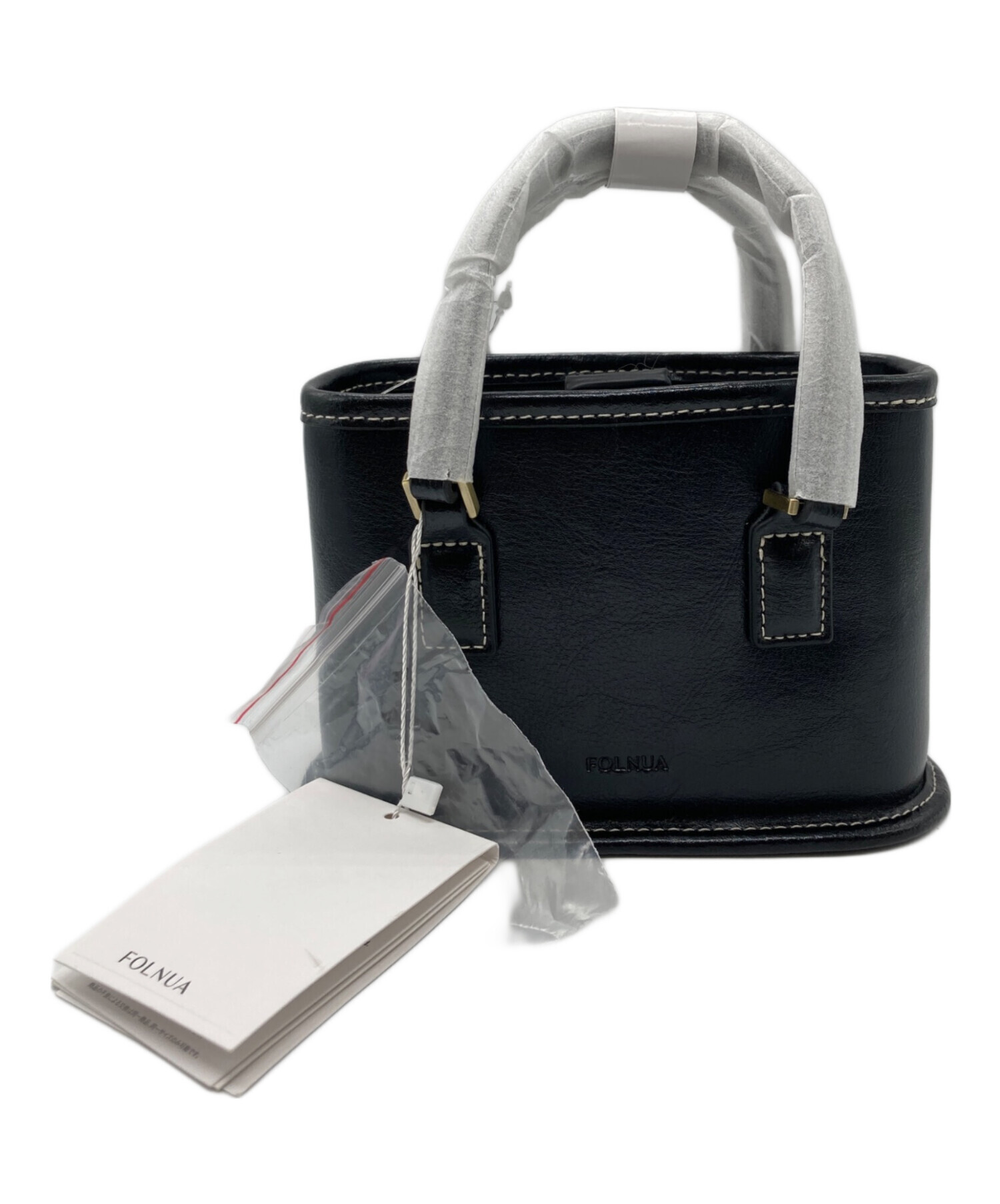 中古・古着通販】FOLNUA (フォルニュア) PETIT BOROUGH BAG ブラック 