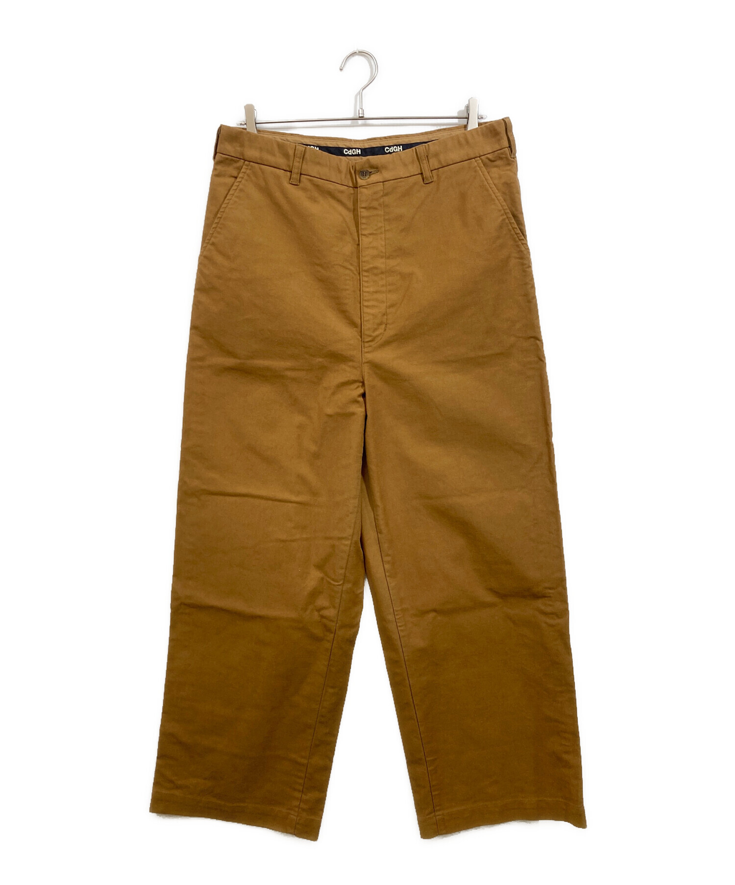 COMME des GARCONS HOMME コットンワイドパンツ sizeS ワイドチノパン コムデギャルソンオム コムデギャルソンオムCOMME des GARCONS HOMME コットンワークワイド