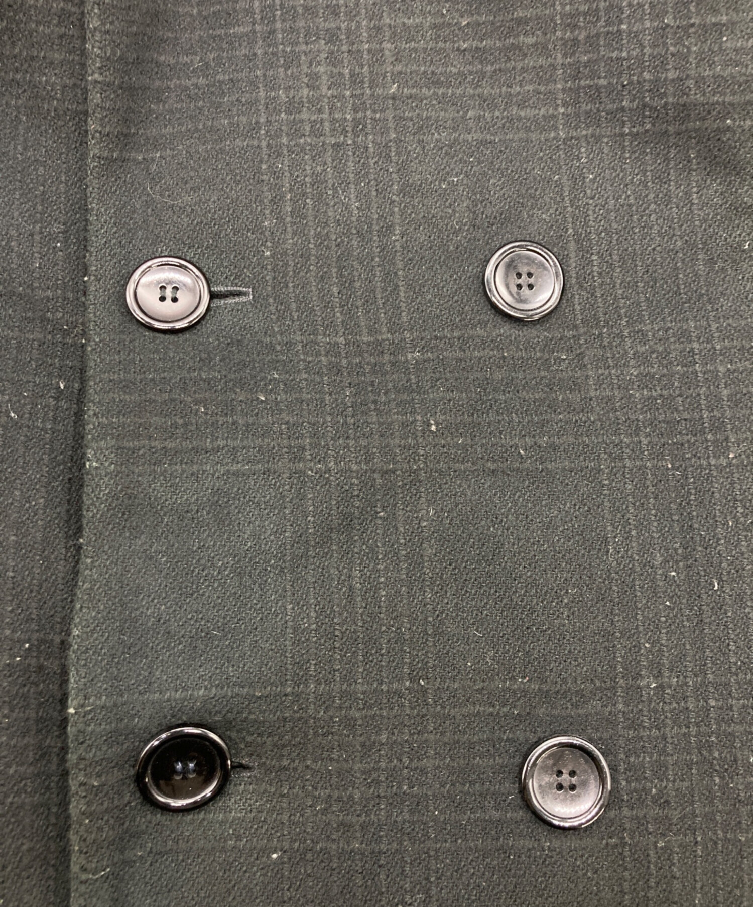 中古・古着通販】RAF SIMONS (ラフシモンズ) ロングPコート ブラック