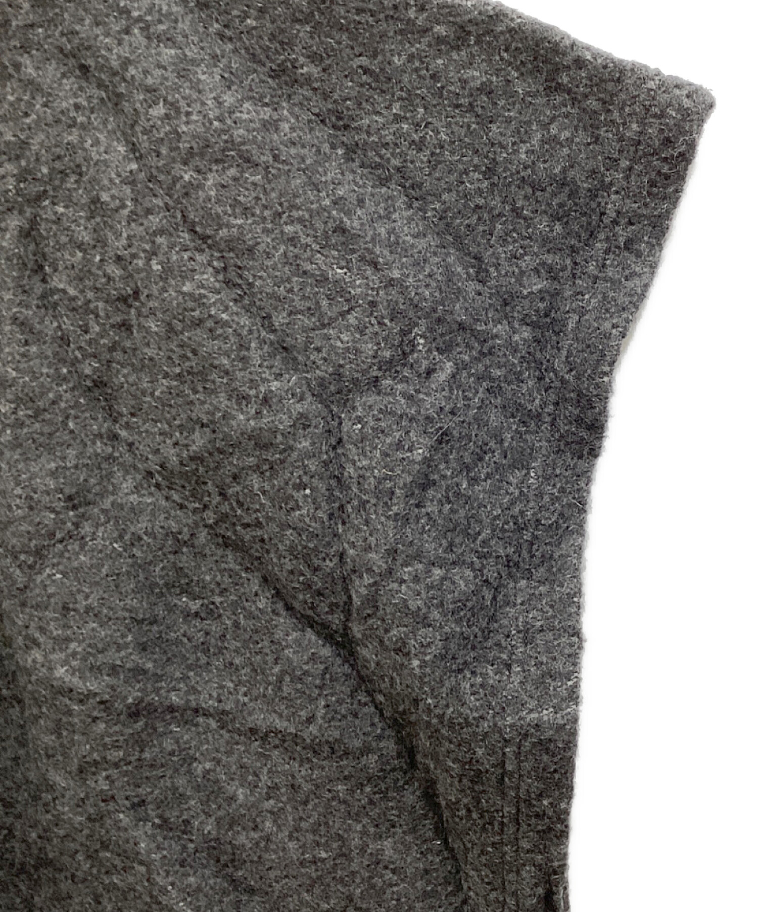 2023AWネストローブフードショールベスト ポンチョ(OFF WHITE） 2023AW