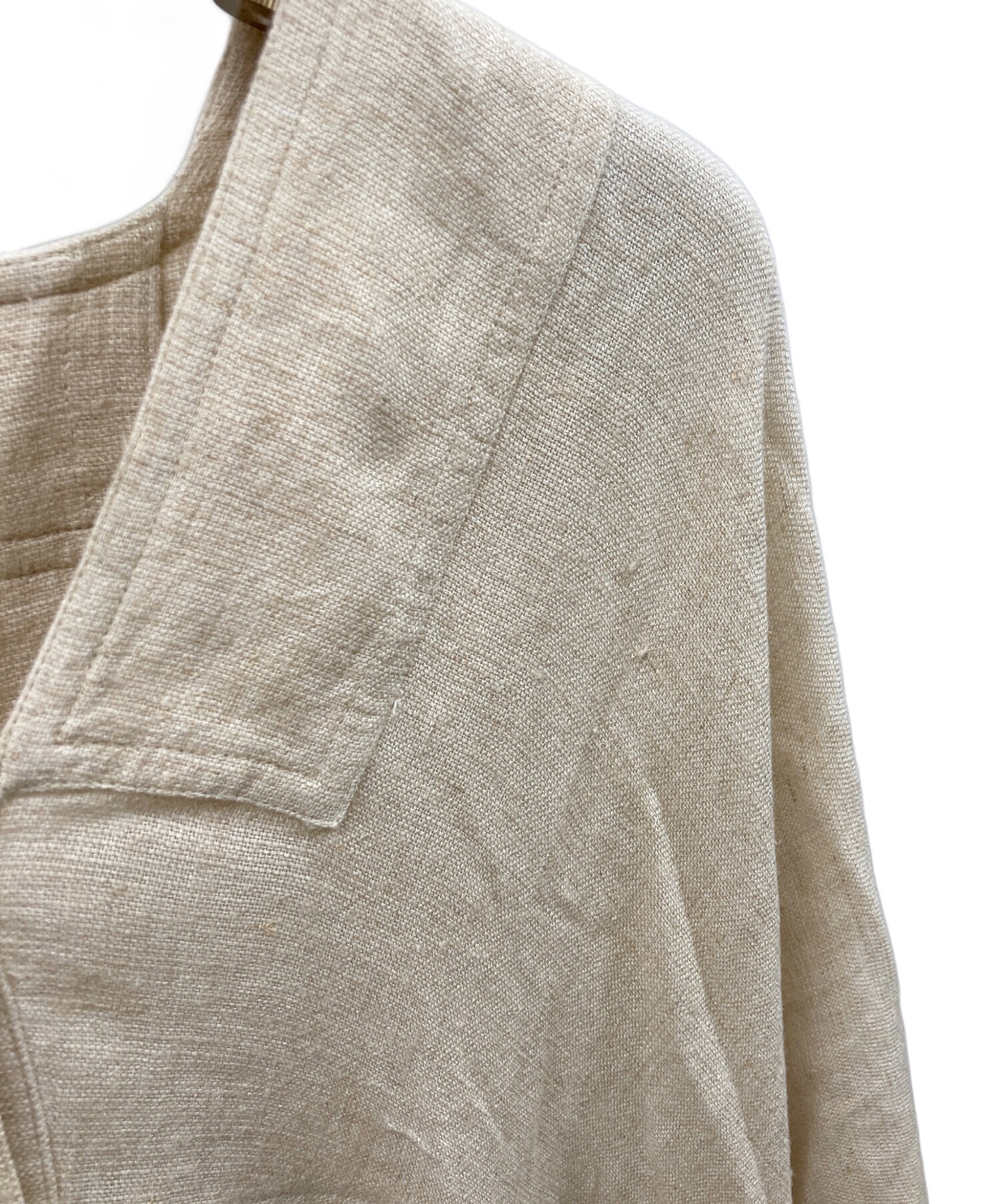 中古・古着通販】ISSEY MIYAKE (イッセイミヤケ) リネンワンピース  