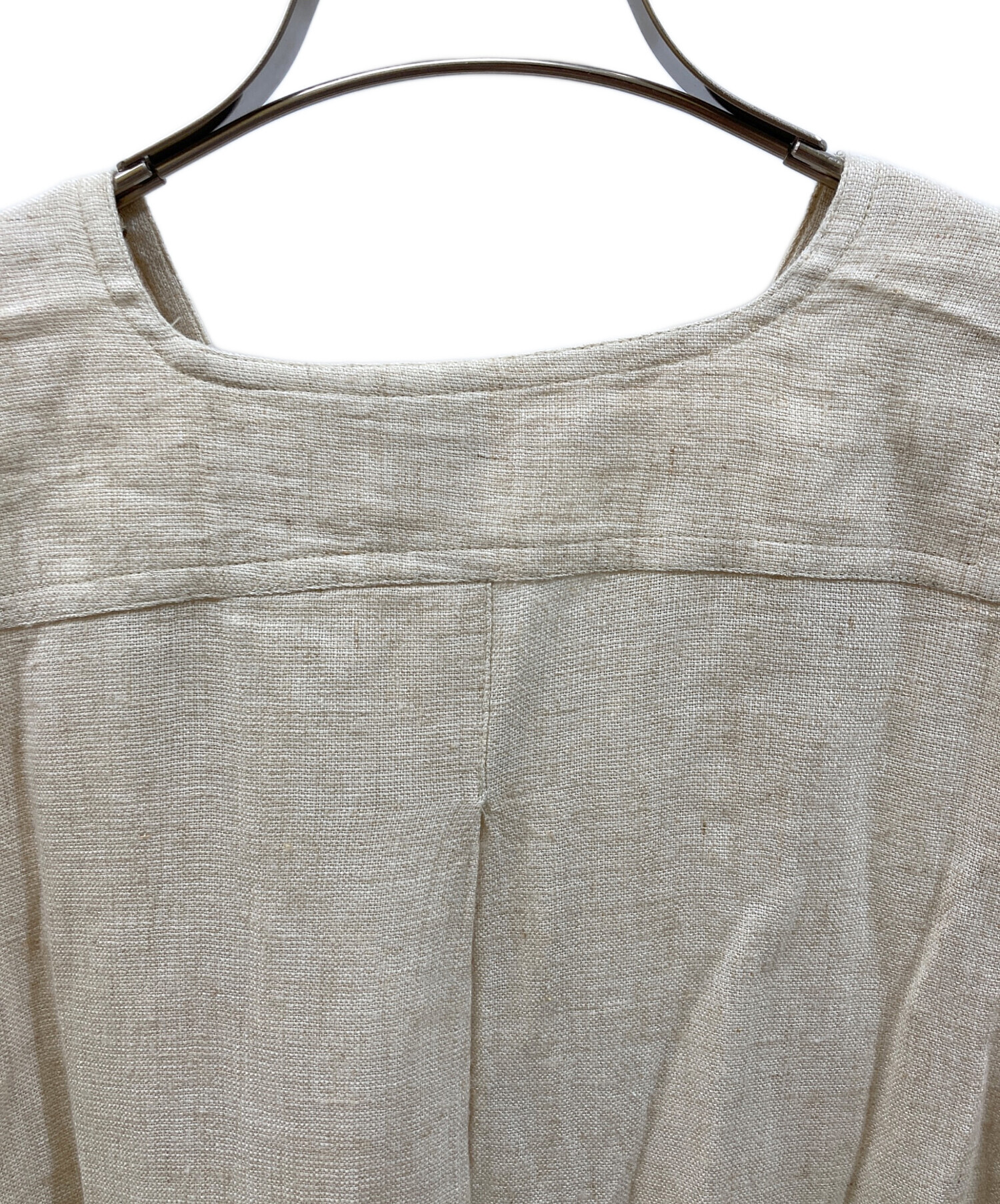 中古・古着通販】ISSEY MIYAKE (イッセイミヤケ) リネンワンピース  