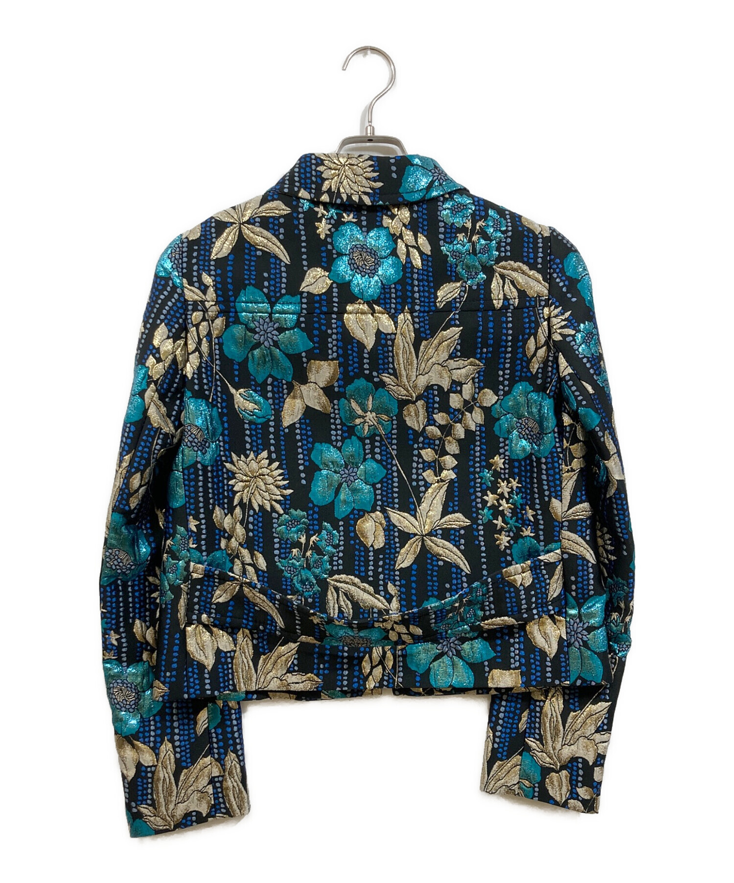 中古・古着通販】PRADA (プラダ) CLOQUET FLOWER JACKET ブラック
