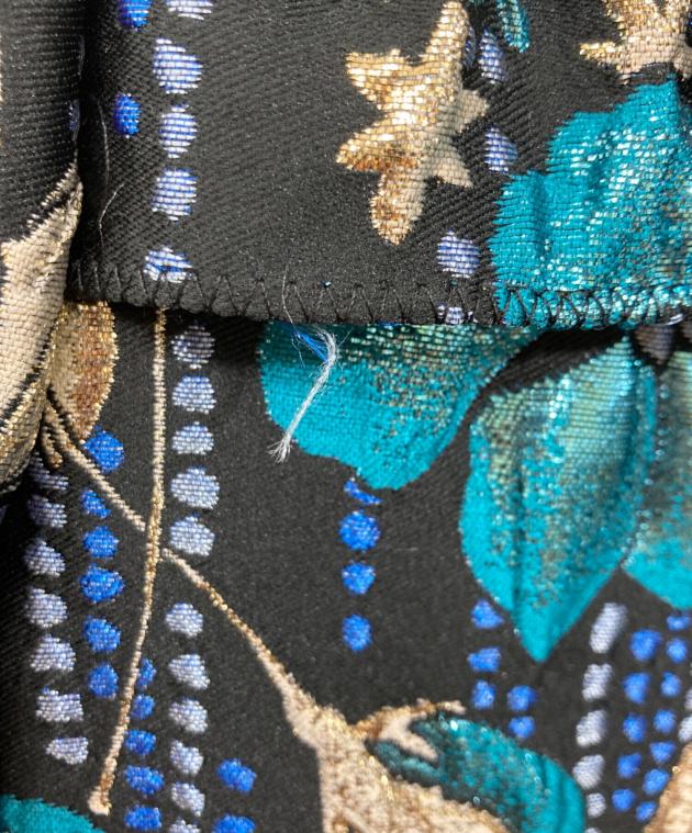 美品☆プラダ CLOQUET FLOWER JACKET ジャガード ブルゾン 中古・古着通販】PRADA (プラダ) CLOQUET FLOWER JACKET ブラック