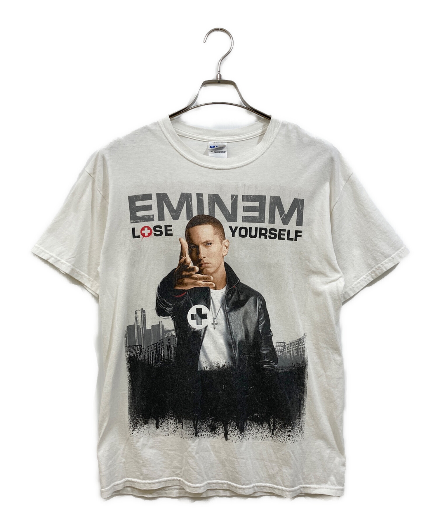 中古・古着通販】EMINEM (エミネム) プリントTシャツ ホワイト サイズ 