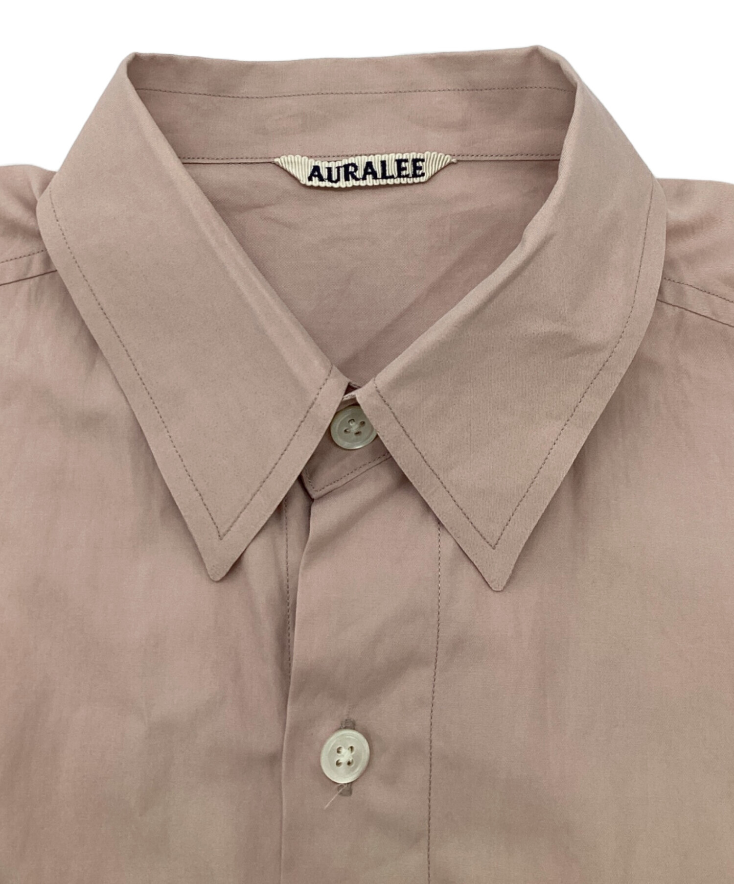 中古・古着通販】AURALEE (オーラリー) WASHED FINX TWILL HALF 中古・古着通販】AURALEE (オーラリー) WASHED FINX TWILL HALF