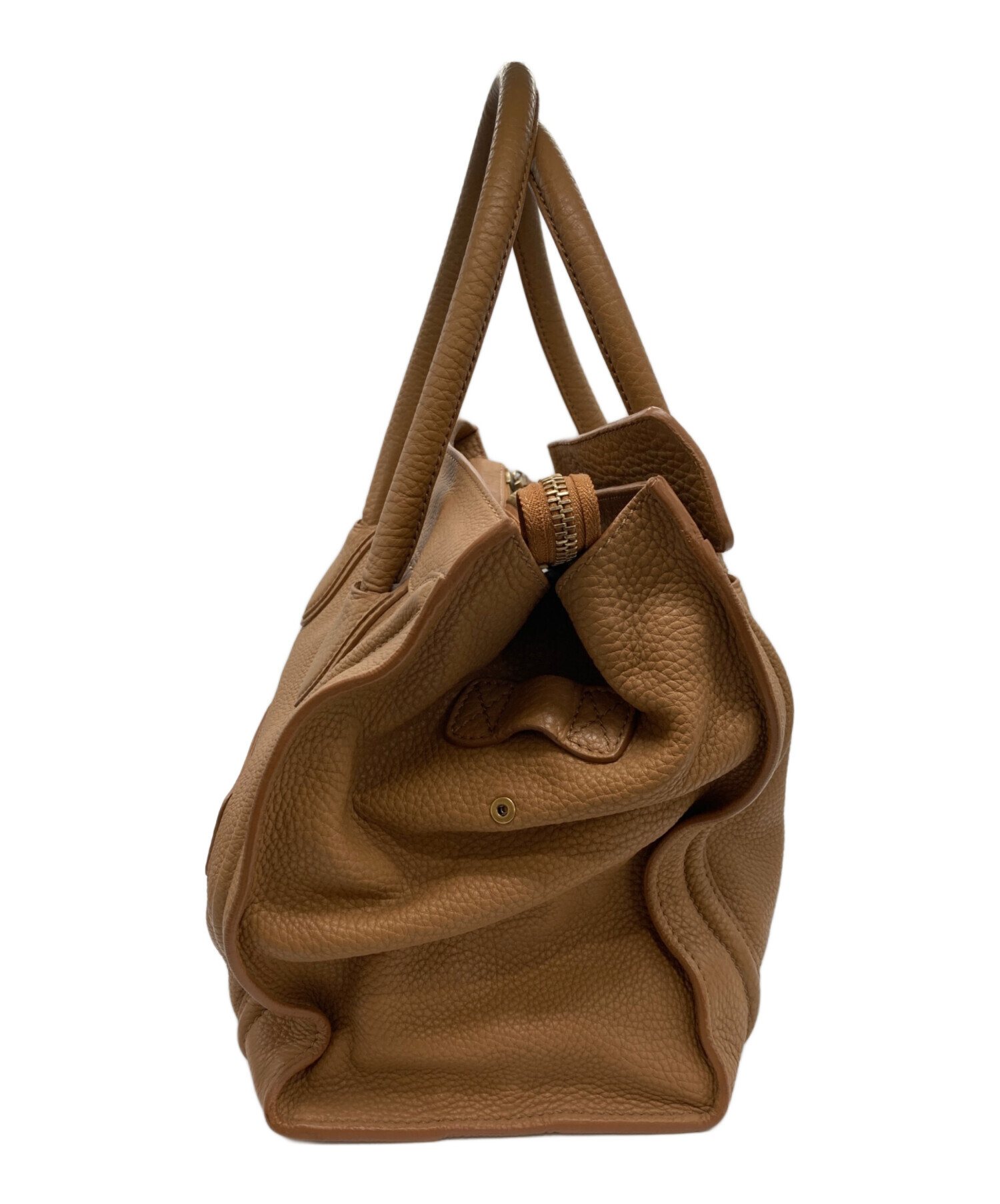 中古・古着通販】CELINE (セリーヌ) ラゲージ ミニショッパー ブラウン
