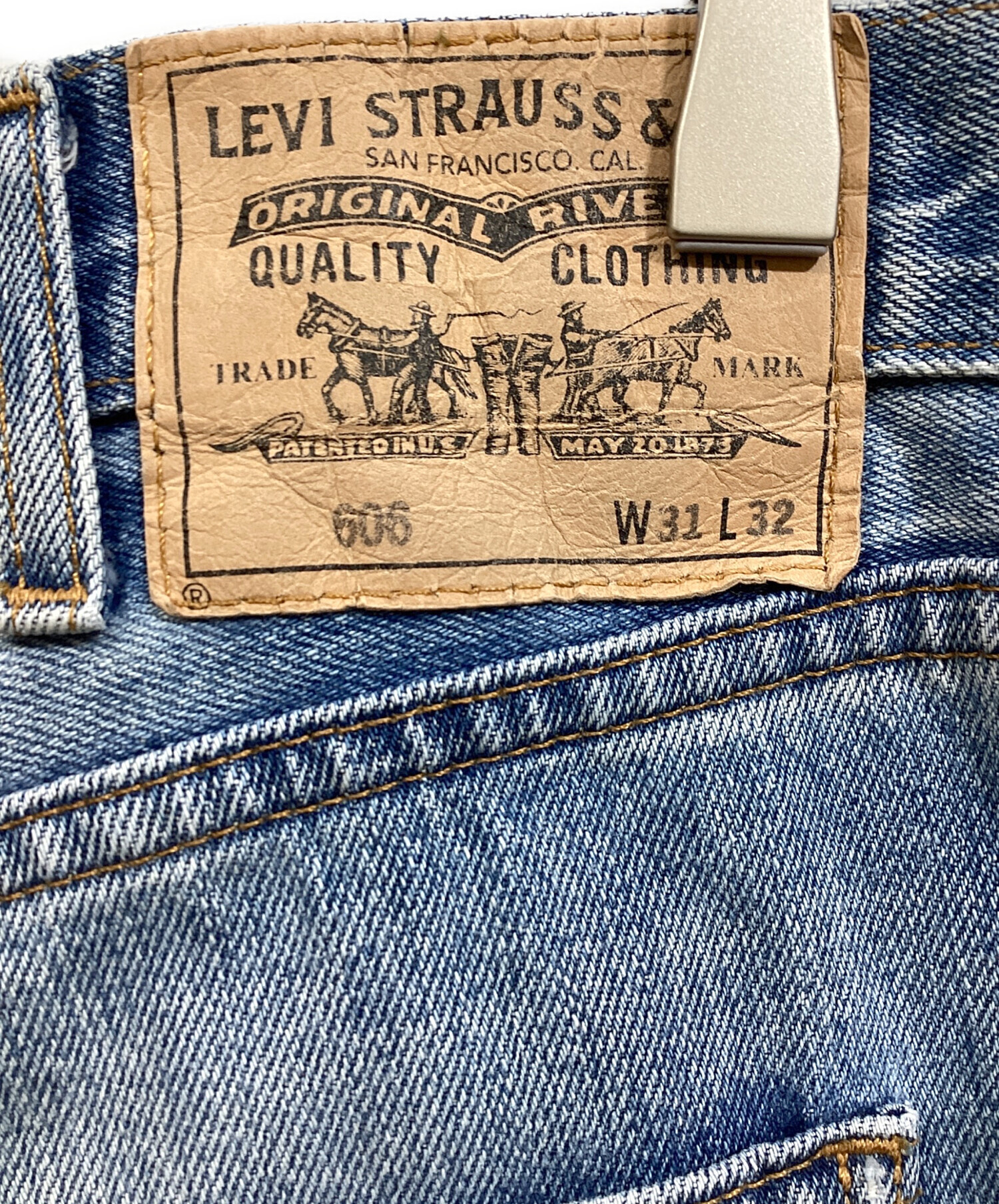 中古・古着通販】LEVI'S (リーバイス) 606ダメージデニムパンツ
