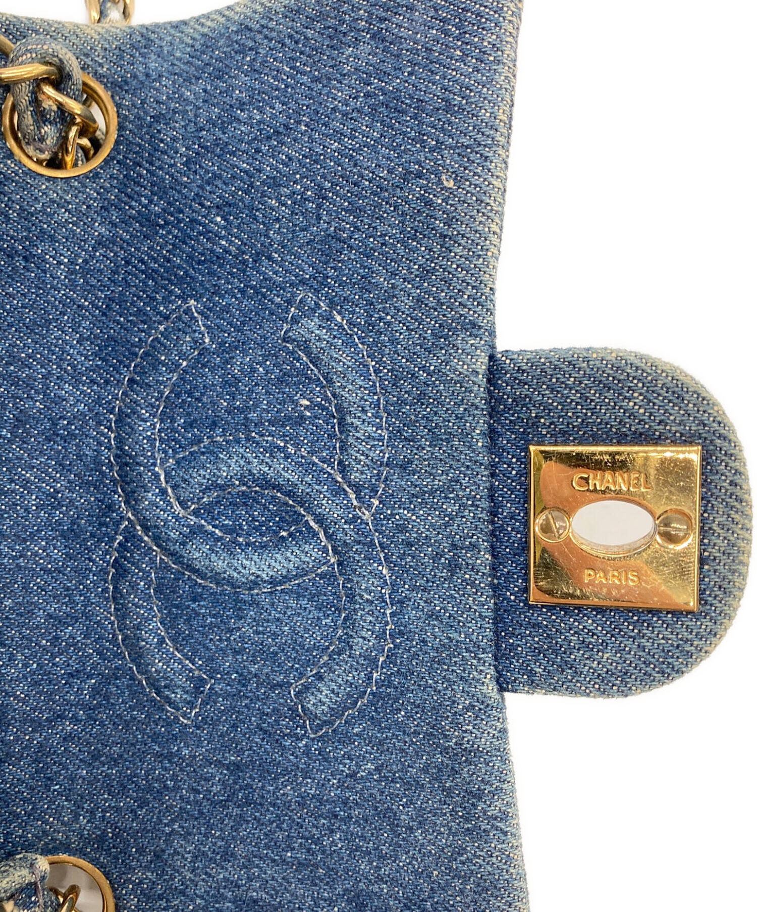 中古・古着通販】CHANEL (シャネル) ミニマトラッセデニムショルダー