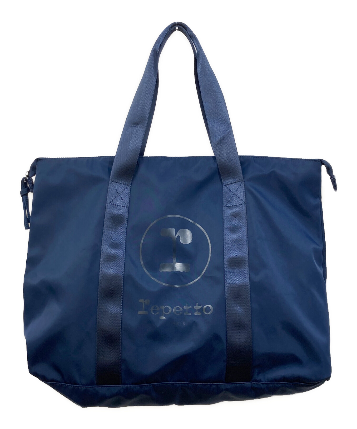 ☆新品、未使用☆Repetto バッグ 中古・古着通販】repetto (レペット) ナイロントートバッグ ネイビー
