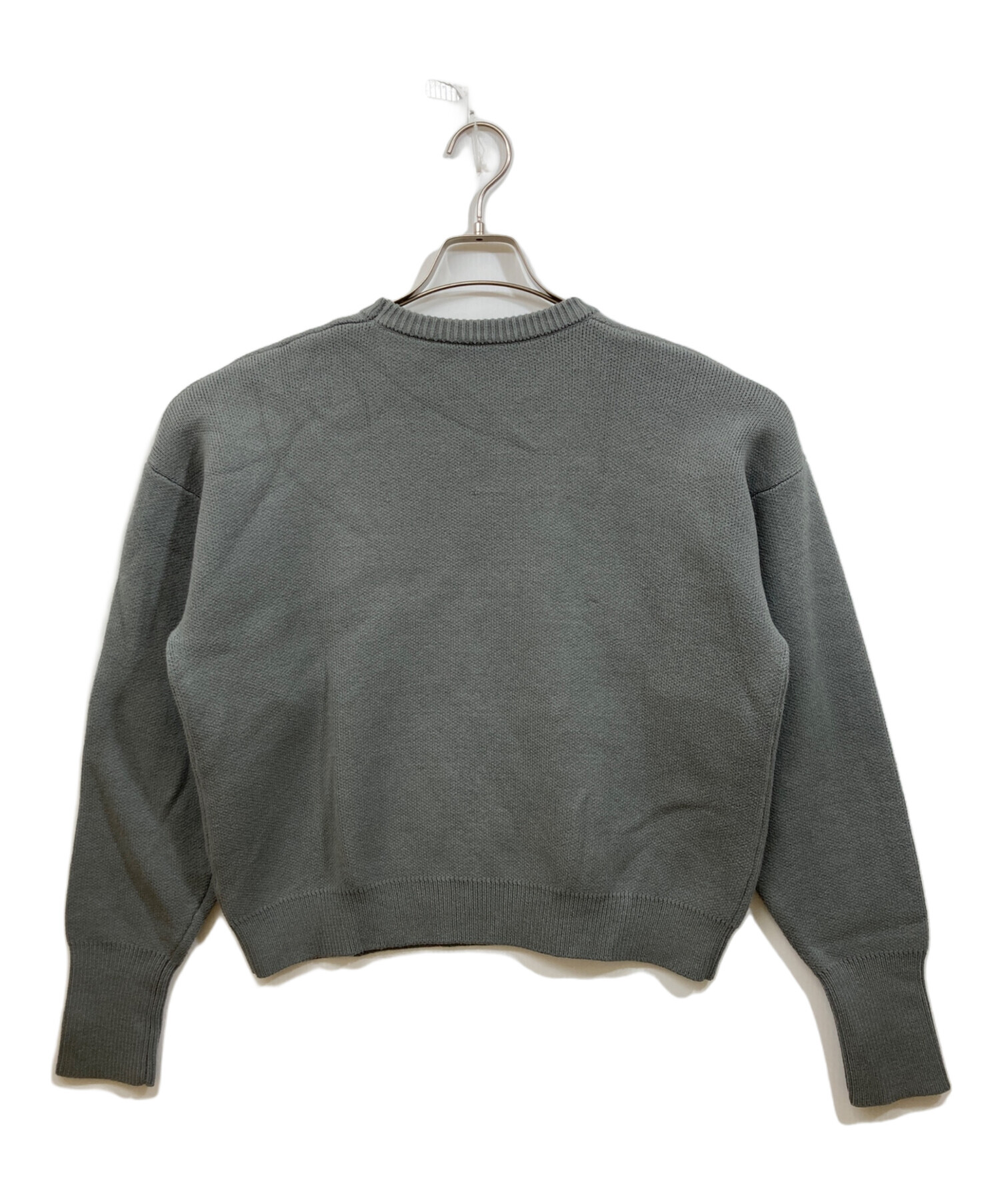 中古・古着通販】regleam (リグリーム) エンボスロゴニット グレー