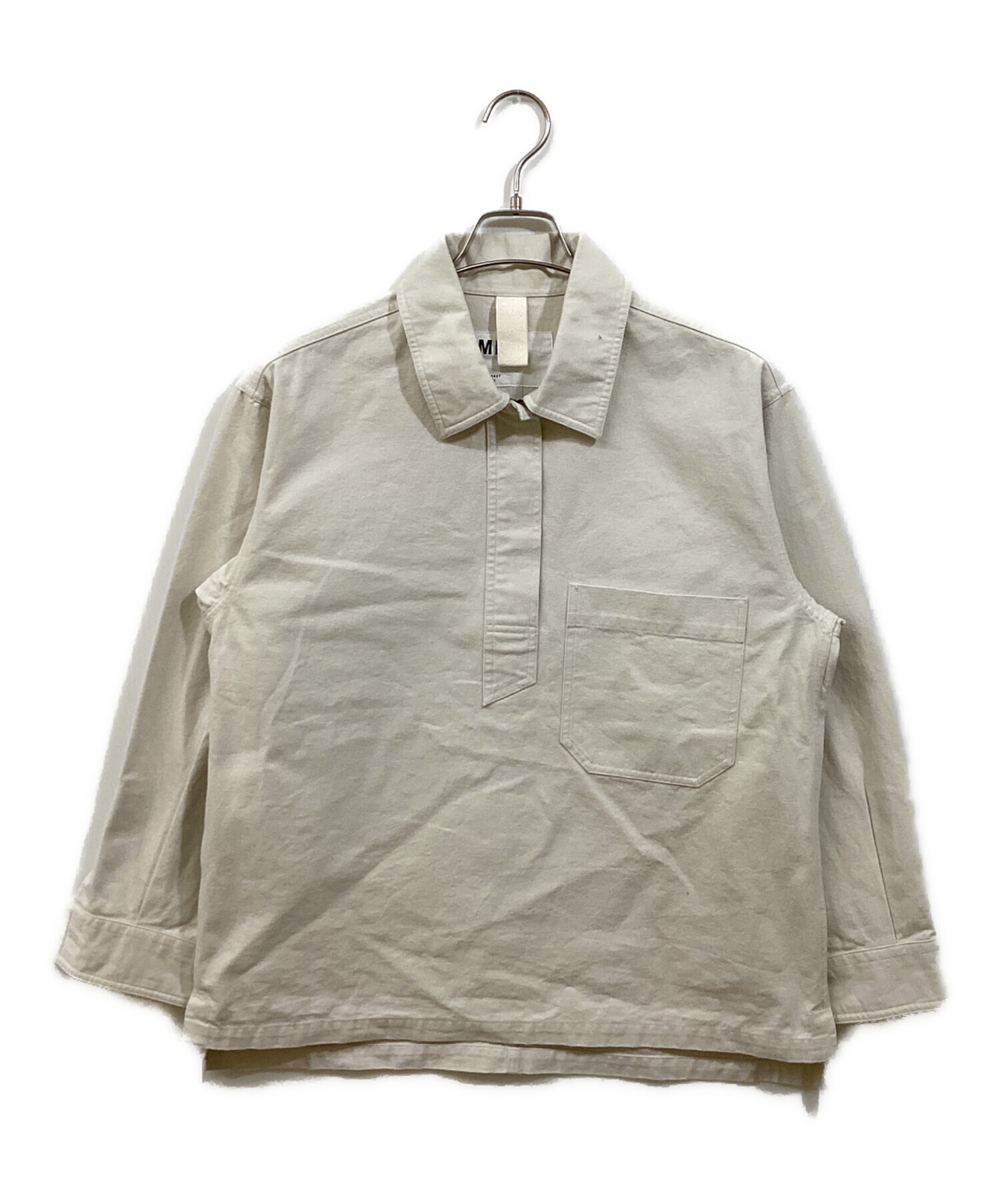 中古・古着通販】MHL (エムエイチエル) ハーフジップコットンプル