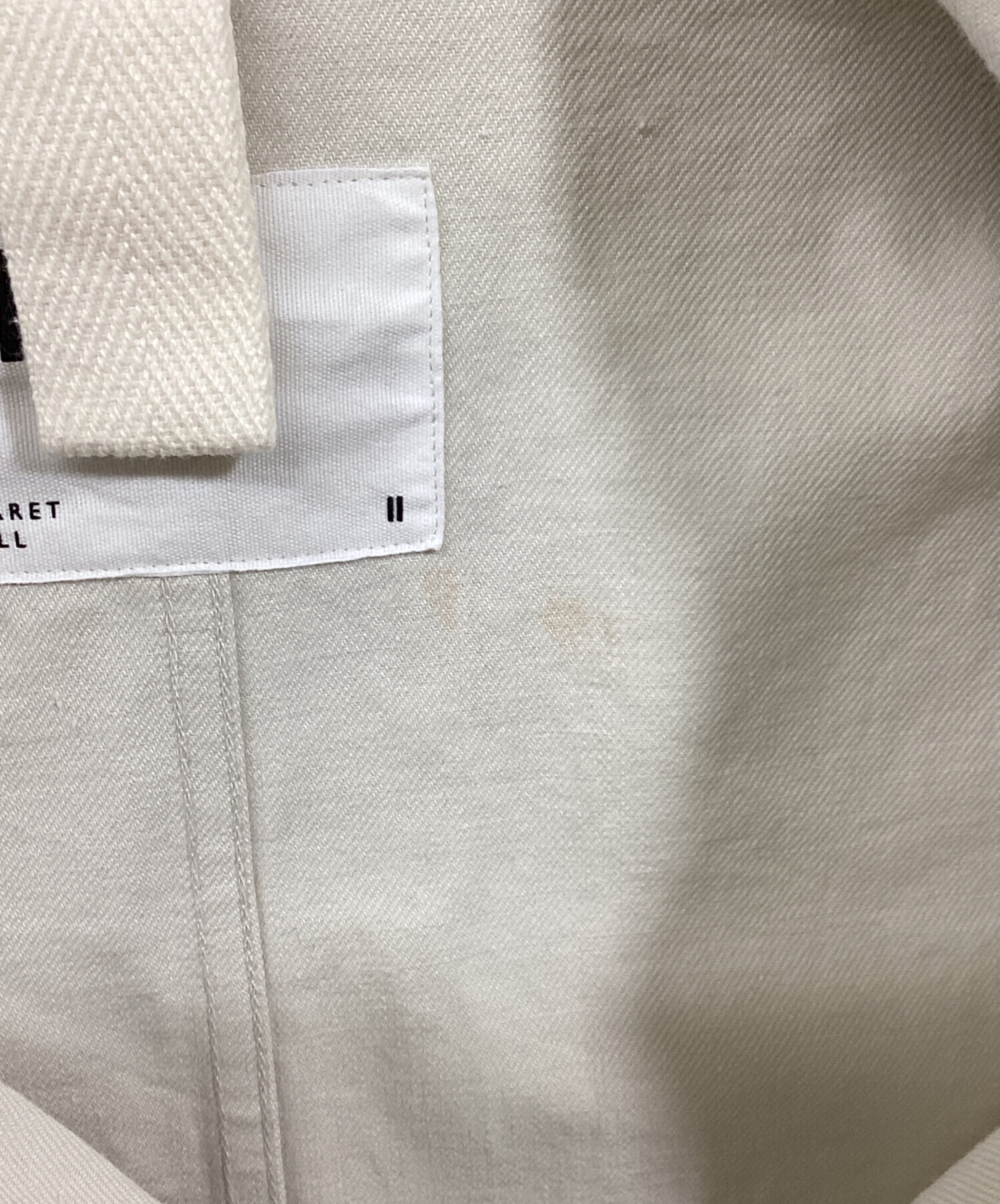 中古・古着通販】MHL (エムエイチエル) ハーフジップコットンプル 