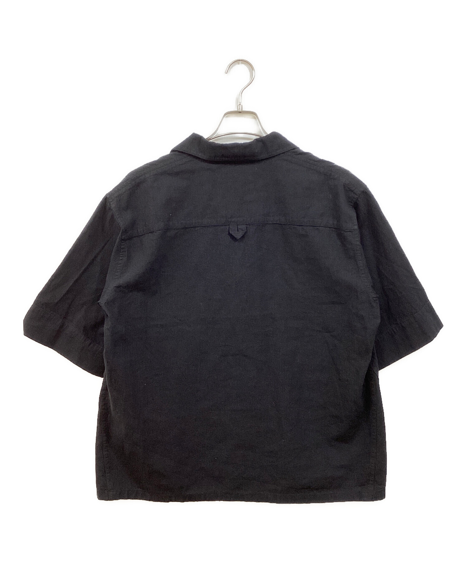 中古・古着通販】MHL (エムエイチエル) 半袖シャツ ブラック サイズ:M 