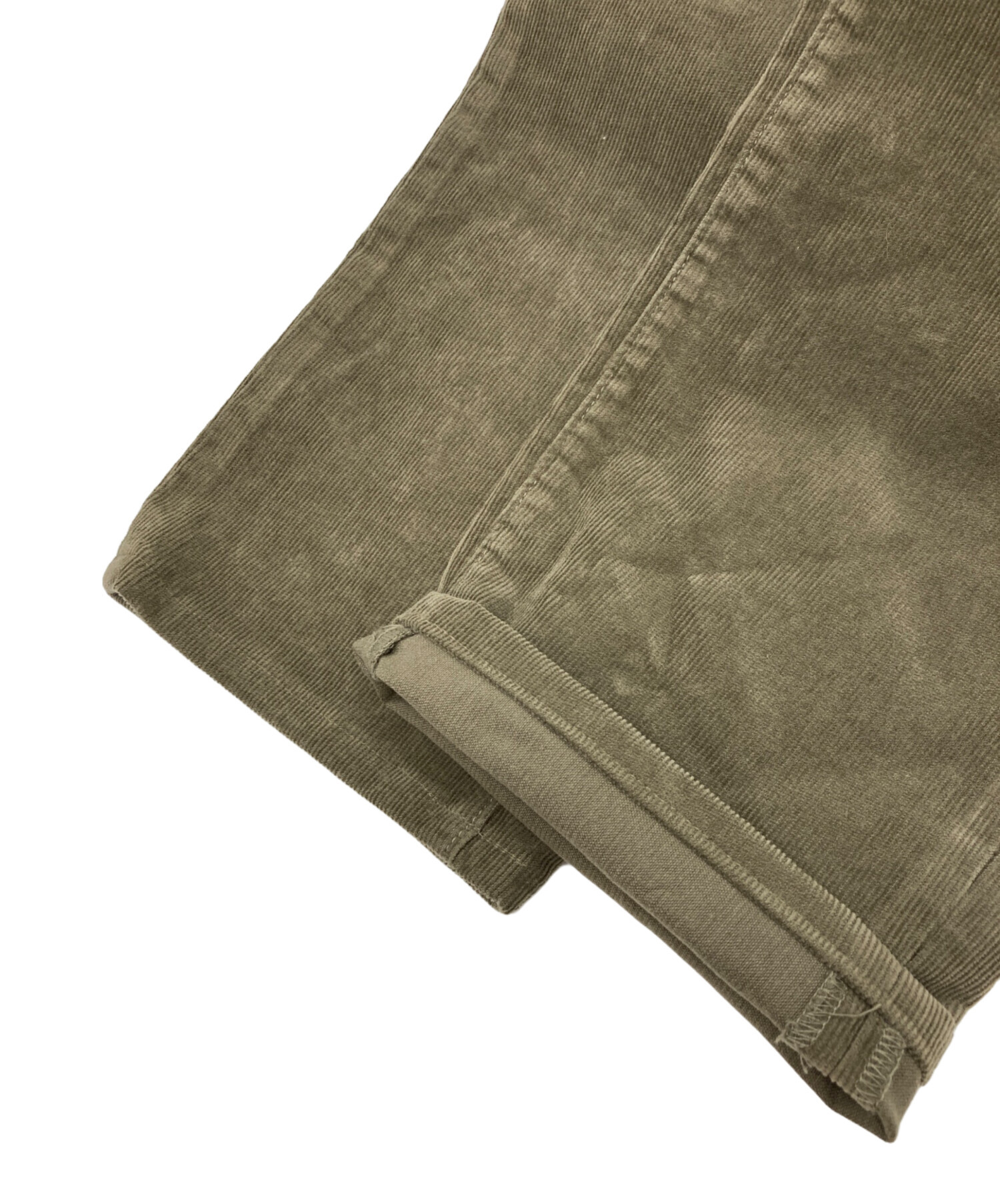 美品 Brooks Brothers ツータック コーデュロイパンツ オリーブ 中古・古着通販】BROOKS BROTHERS (ブルックスブラザーズ