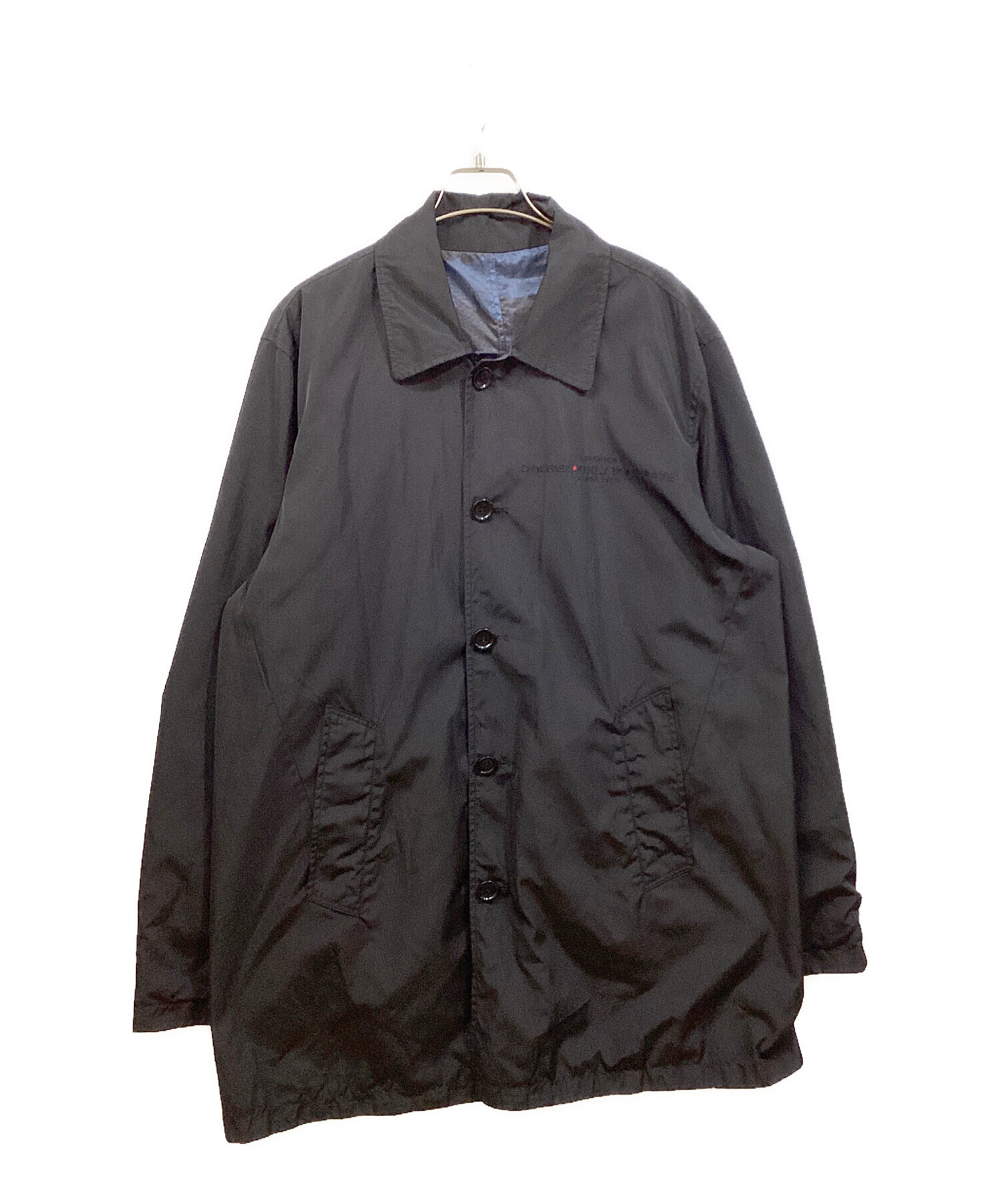 中古・古着通販】DIESEL (ディーゼル) リバーシブルコート ブラック 