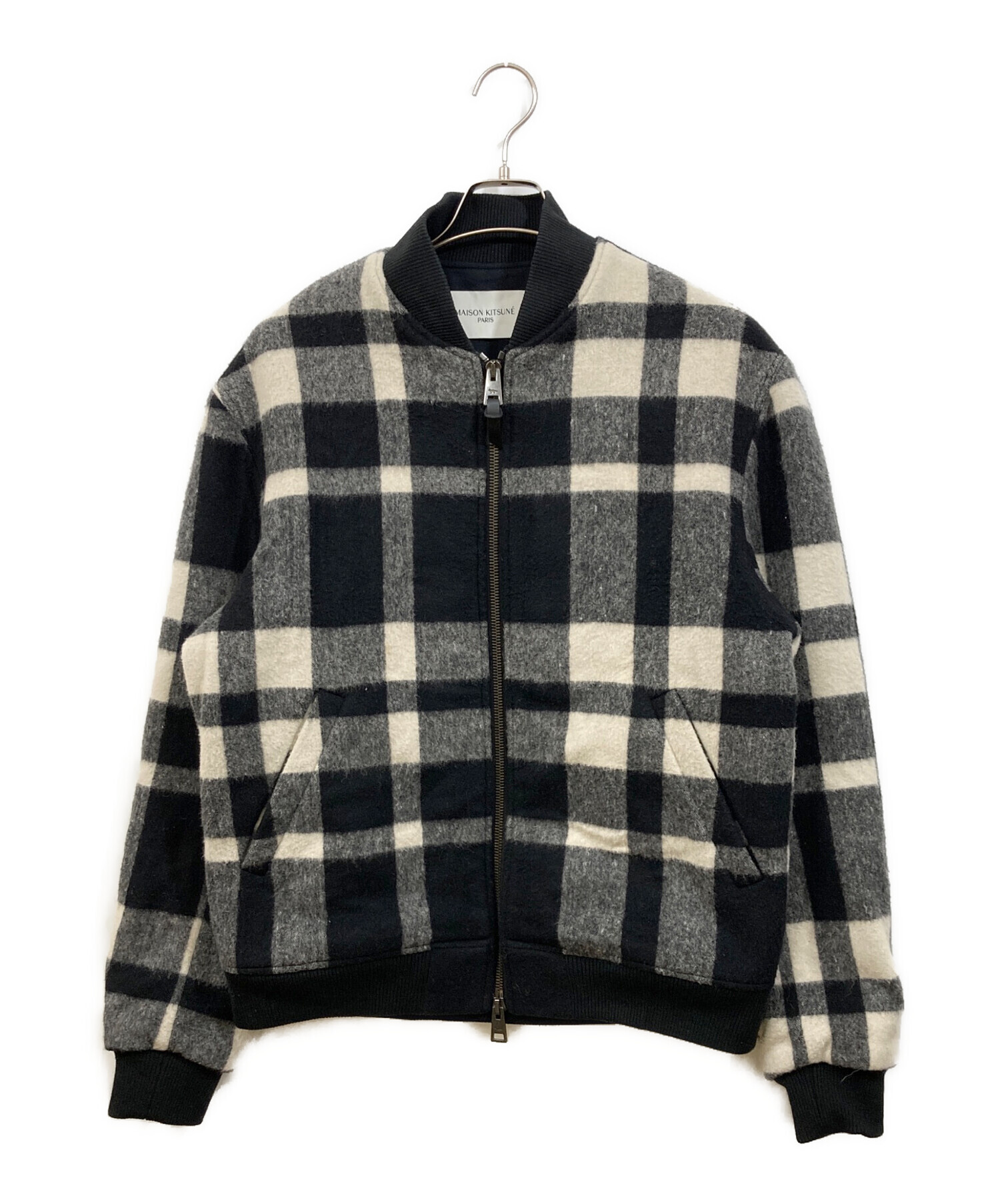 未使用品　メゾンキツネ　WOOL JACKET 中古・古着通販】maison kitsune (メゾンキツネ) Wool Blend Bomber