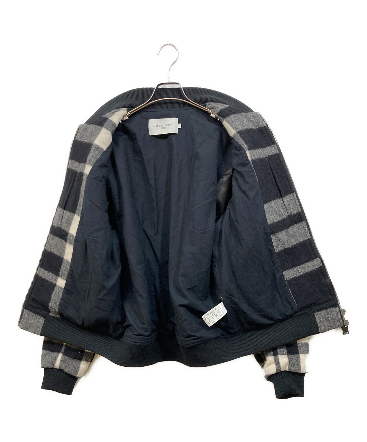 中古・古着通販】maison kitsune (メゾンキツネ) Wool Blend Bomber