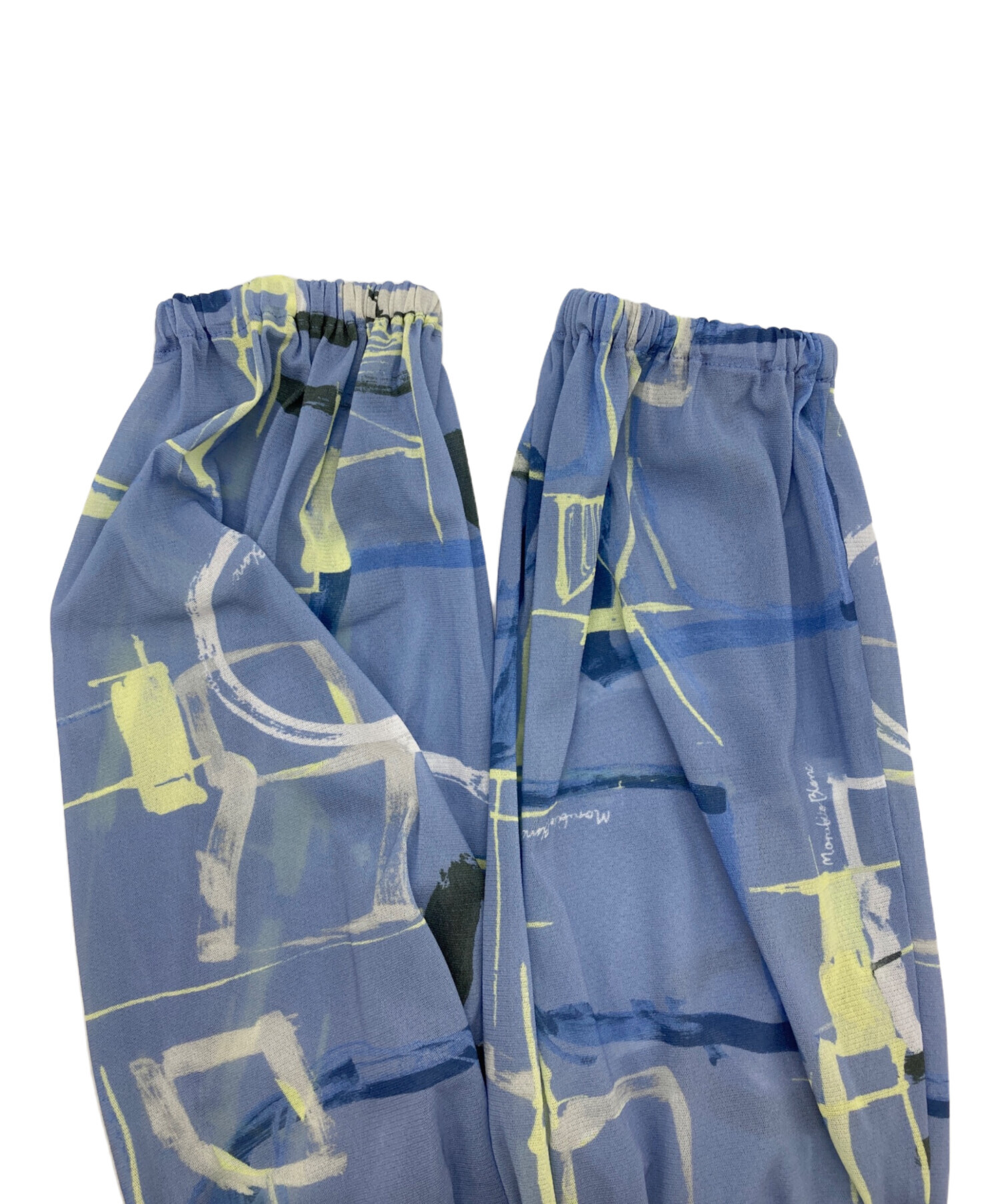 中古・古着通販】MORABITO (モラビト) 総柄ワンピース ブルー サイズ