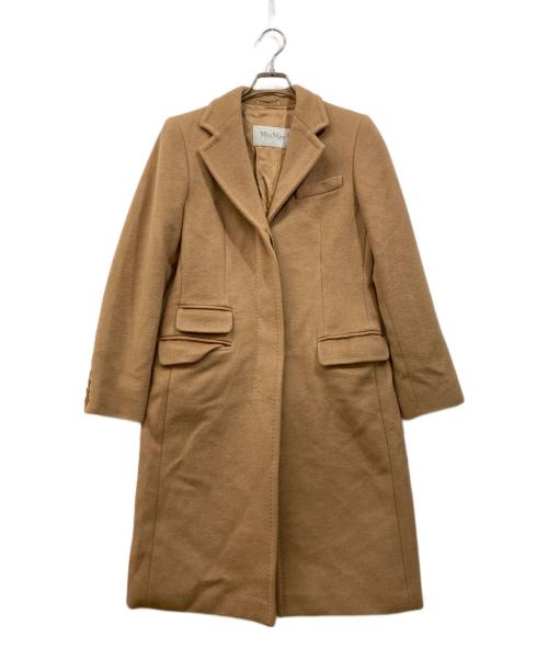 中古・古着通販】MaxMara (マックスマーラ) キャメルコート ブラウン