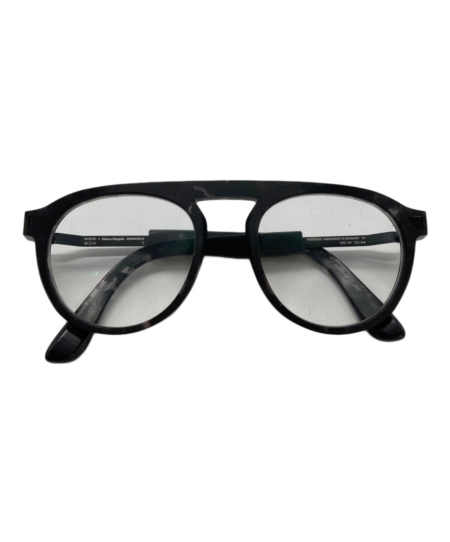 中古・古着通販】MYKITA (マイキータ) 眼鏡 ブラック サイズ:50□21 