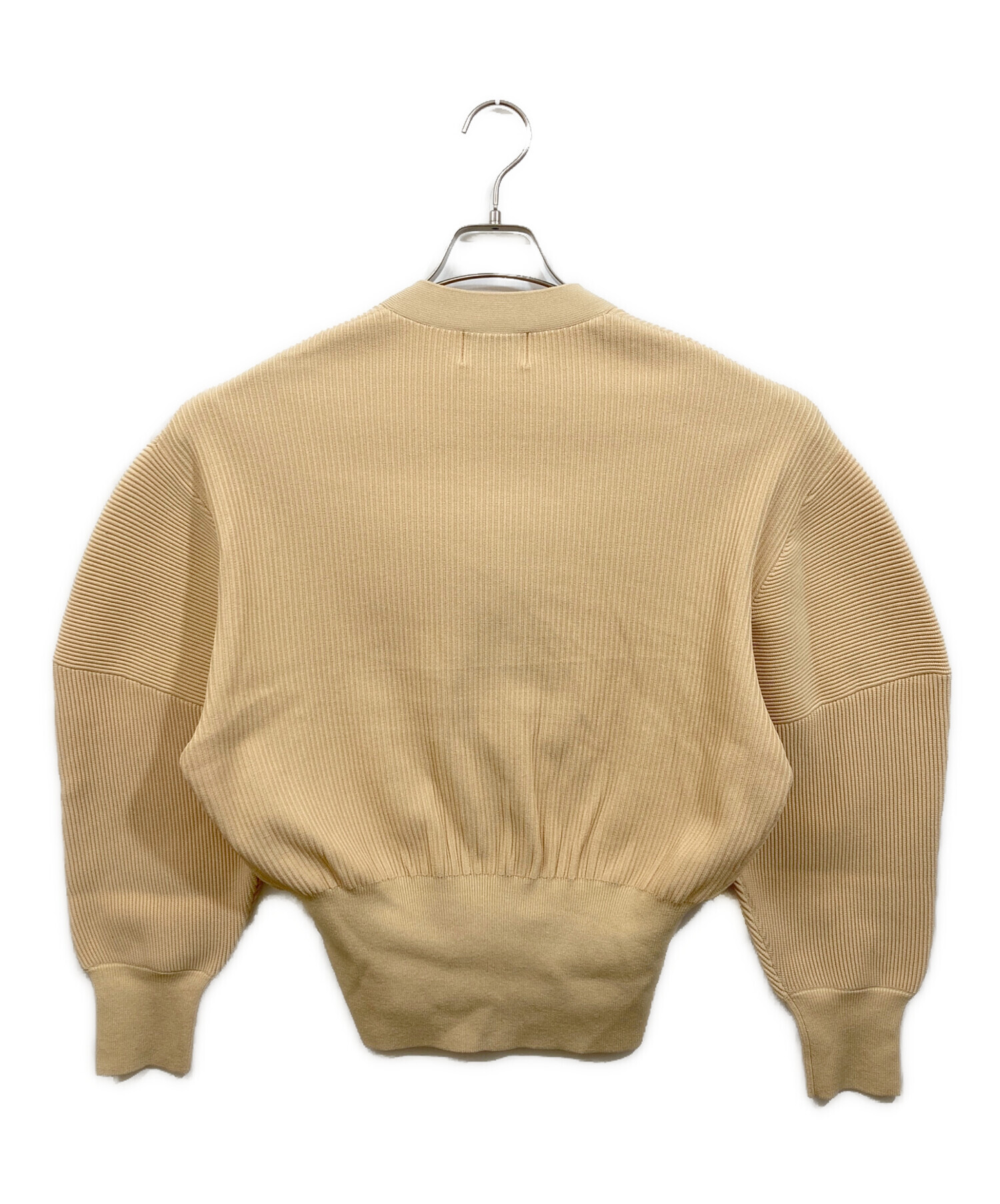中古・古着通販】CLANE (クラネ) CURVE SLEEVE KNIT CARDIGAN