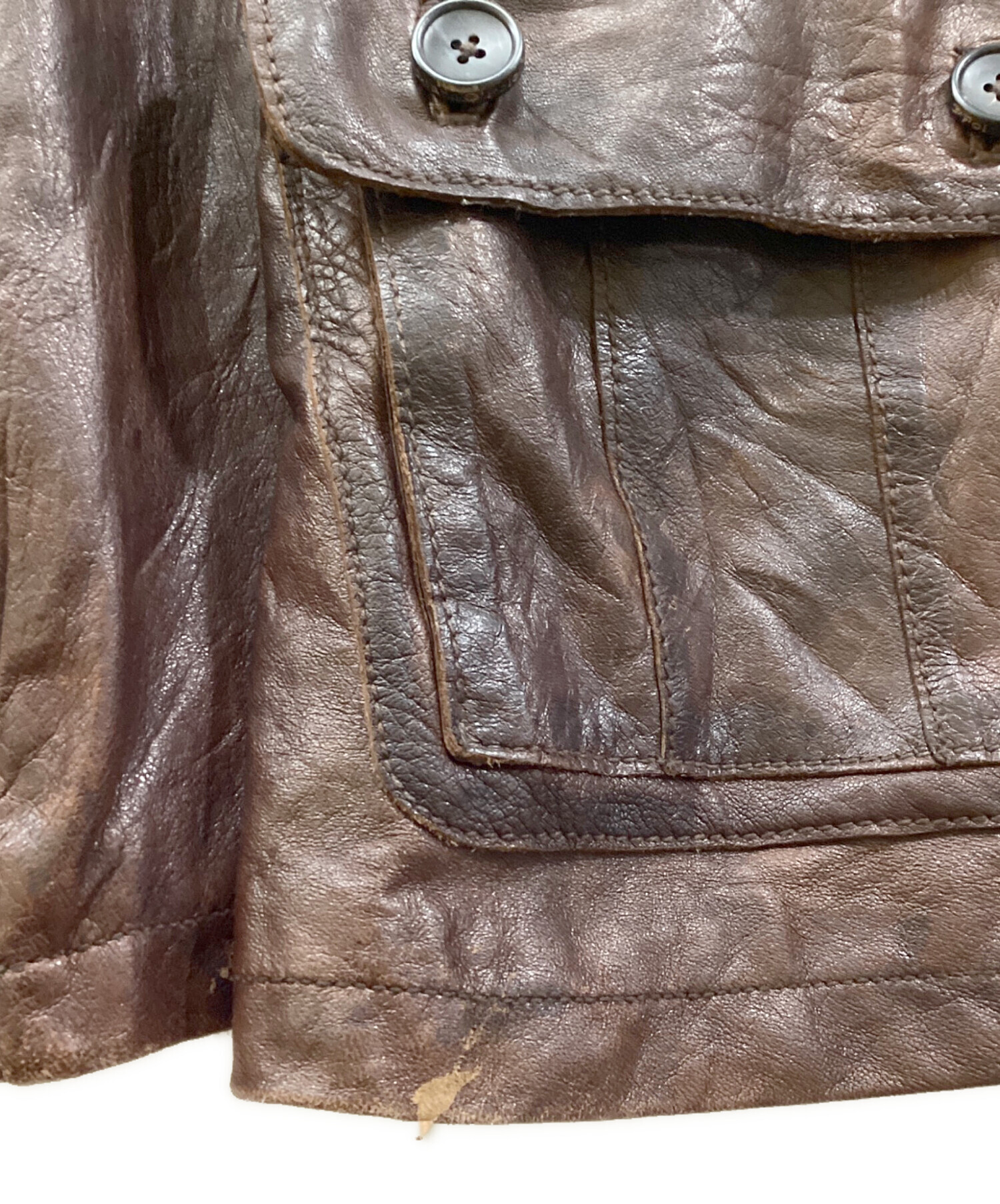 中古・古着通販】Marc O'Polo (マルコ・ポーロ) レザージャケット