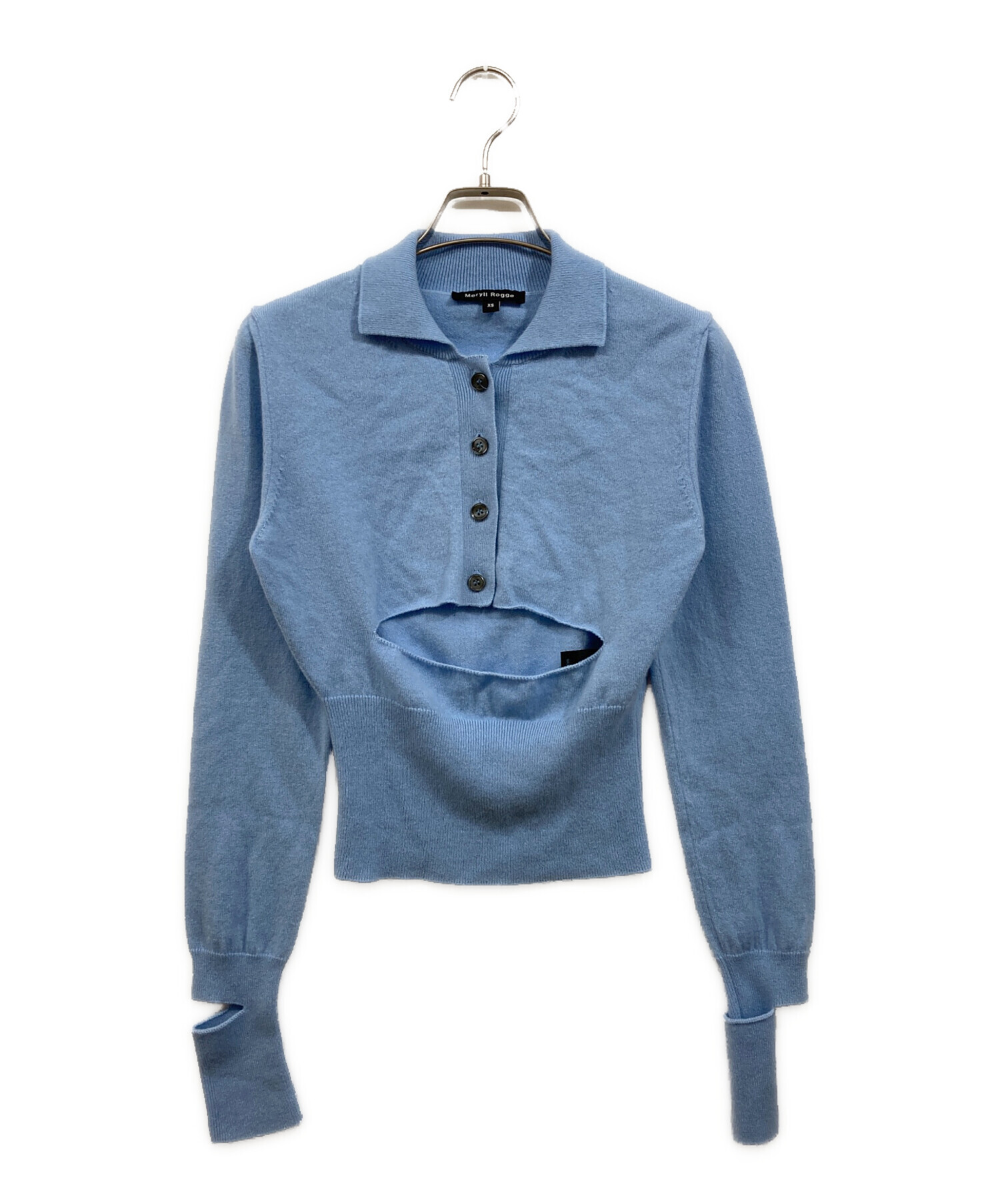 中古・古着通販】Meryll Rogge (メリルロッゲ) カシミヤポロニット