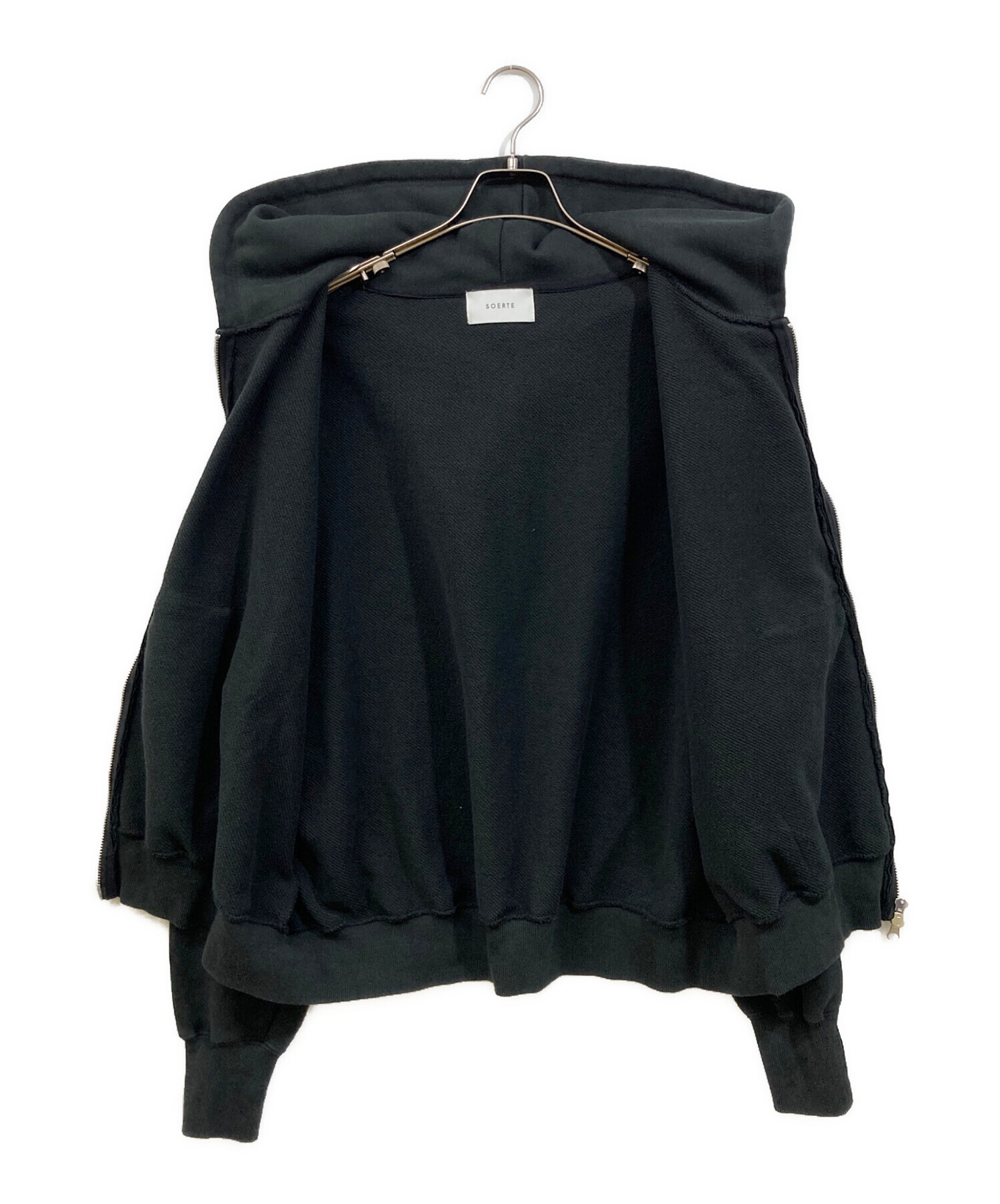中古・古着通販】soerte (ソエルテ) Heavy weight double zip-up 