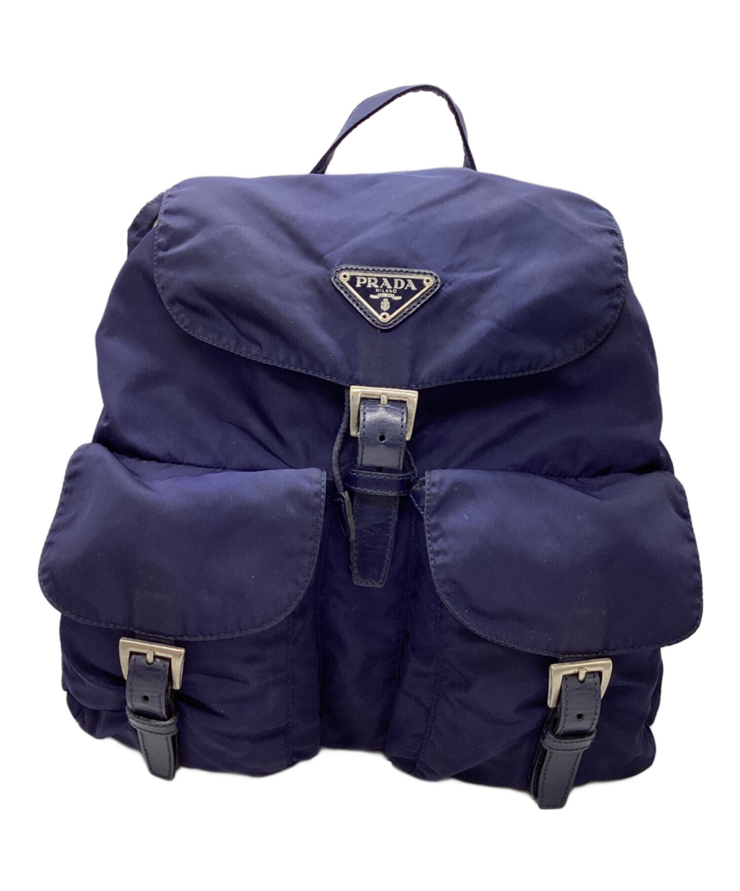 中古・古着通販】PRADA (プラダ) 三角ロゴナイロンバックパック 