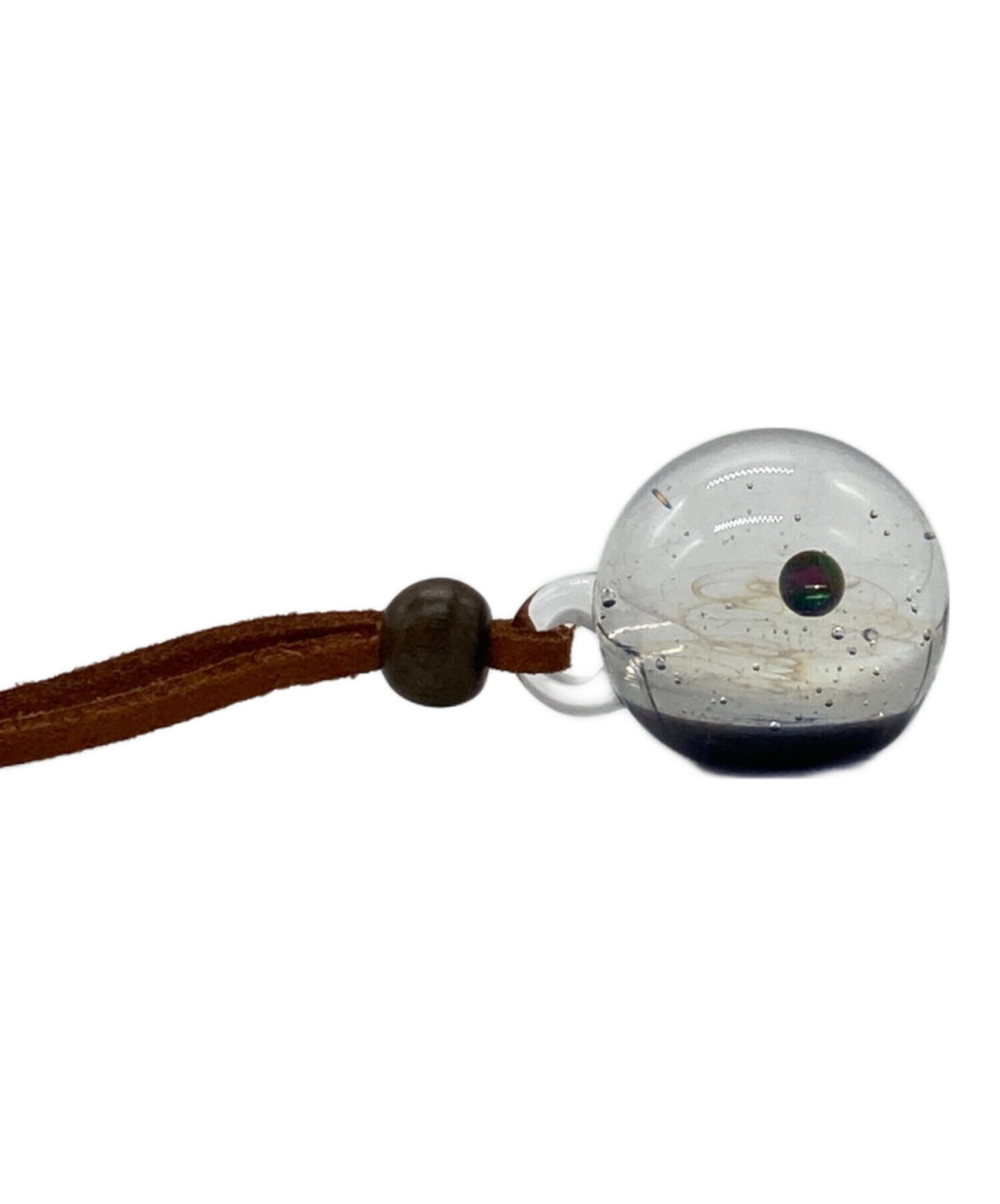 中古・古着通販】+α (プラスアルファ) 宇宙ガラスネックレス ブルー 