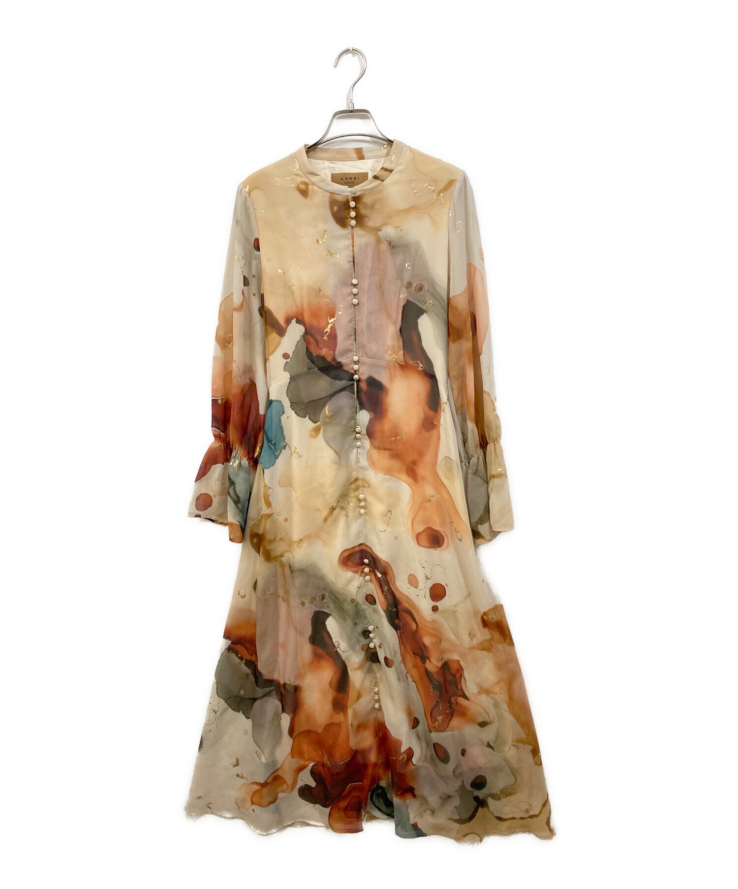 中古・古着通販】Ameri (アメリ) UNDRESSED AMELIA INK ART DRESS 