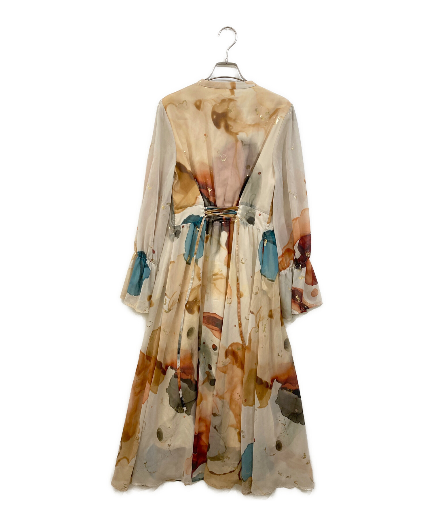 中古・古着通販】Ameri (アメリ) UNDRESSED AMELIA INK ART DRESS 