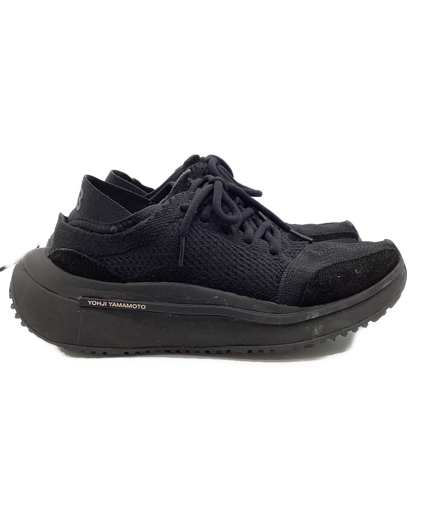 中古・古着通販】Y-3 (ワイスリー) Qisan Knit ブラック サイズ:25.5 