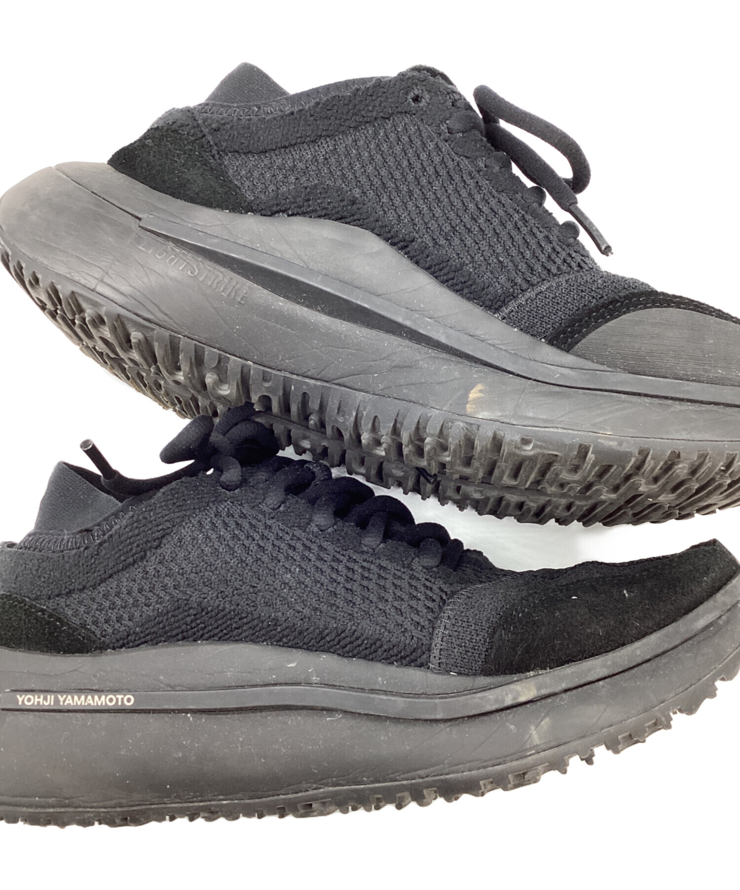 中古・古着通販】Y-3 (ワイスリー) Qisan Knit ブラック サイズ:25.5 