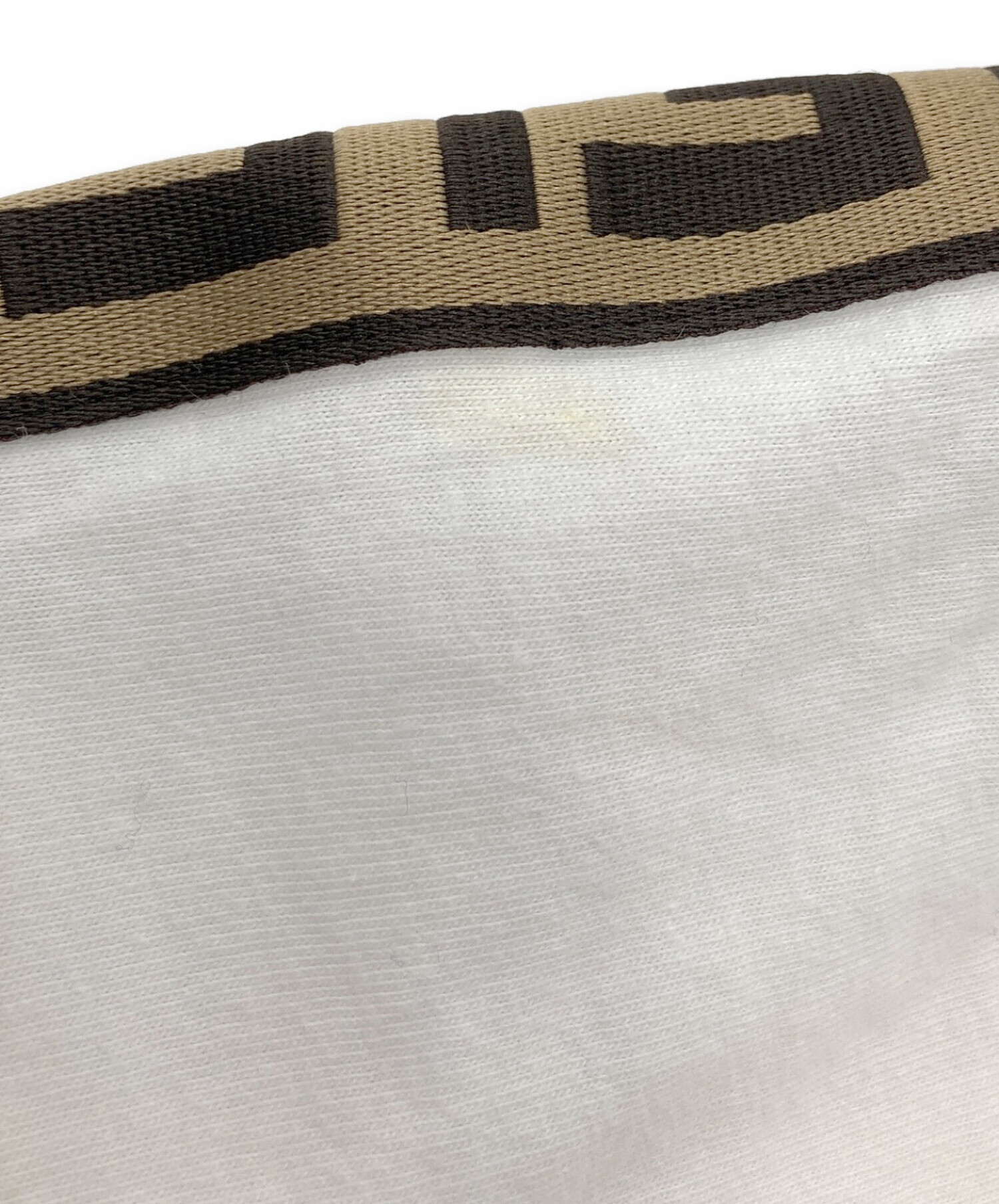 中古・古着通販】FENDI (フェンディ) ズッカ柄クロップドTシャツ