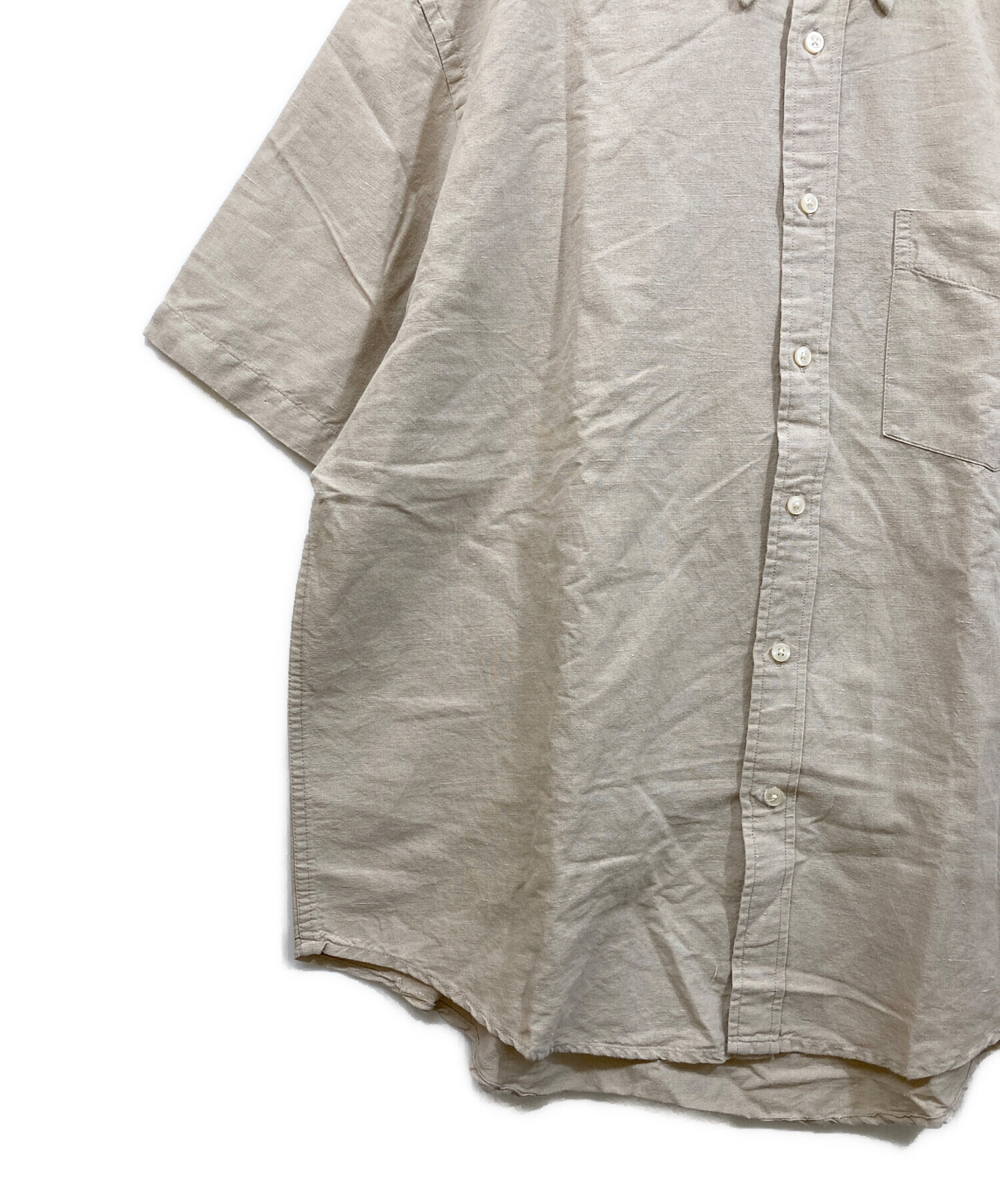 中古・古着通販】GAP (ギャップ) ヴィンテージリネンコットン半袖 