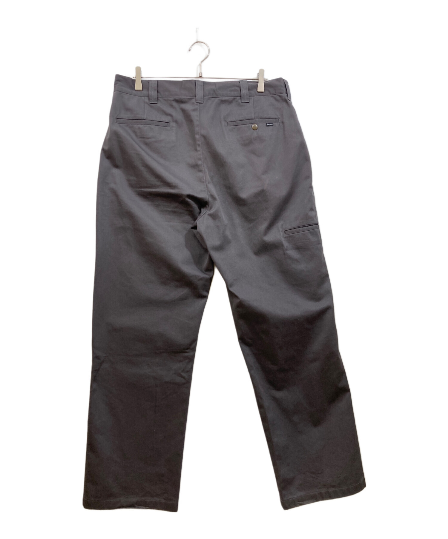 中古・古着通販】SUPREME (シュプリーム) ワークパンツ グレー サイズ 
