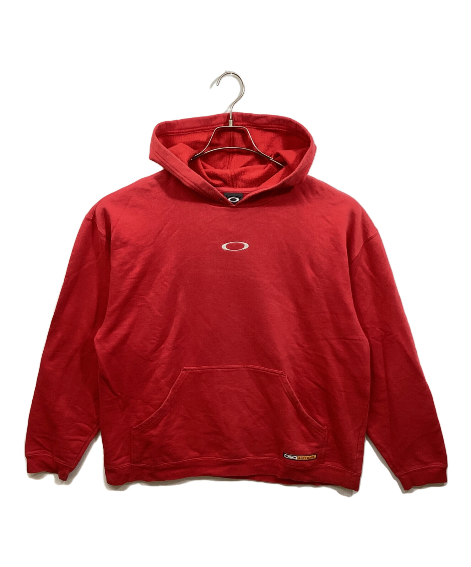 中古・古着通販】OAKLEY (オークリー) アイコンロゴパーカー レッド 