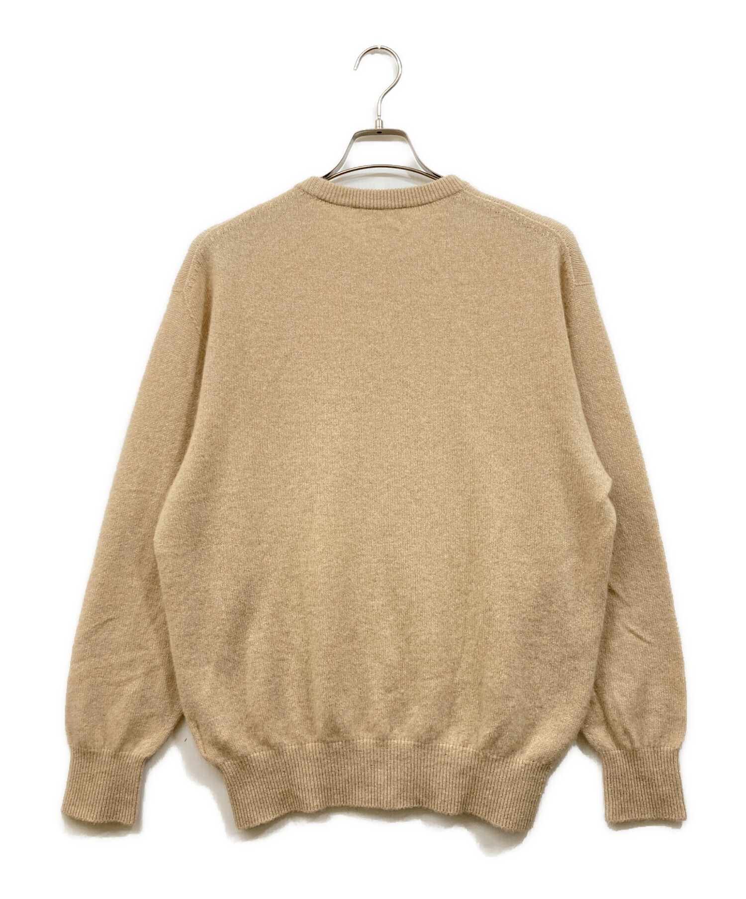 ヘリル HERILL カシミヤ ベージュ 0 中古・古着通販】HERILL (ヘリル) カシミヤニット ベージュ サイズ:2