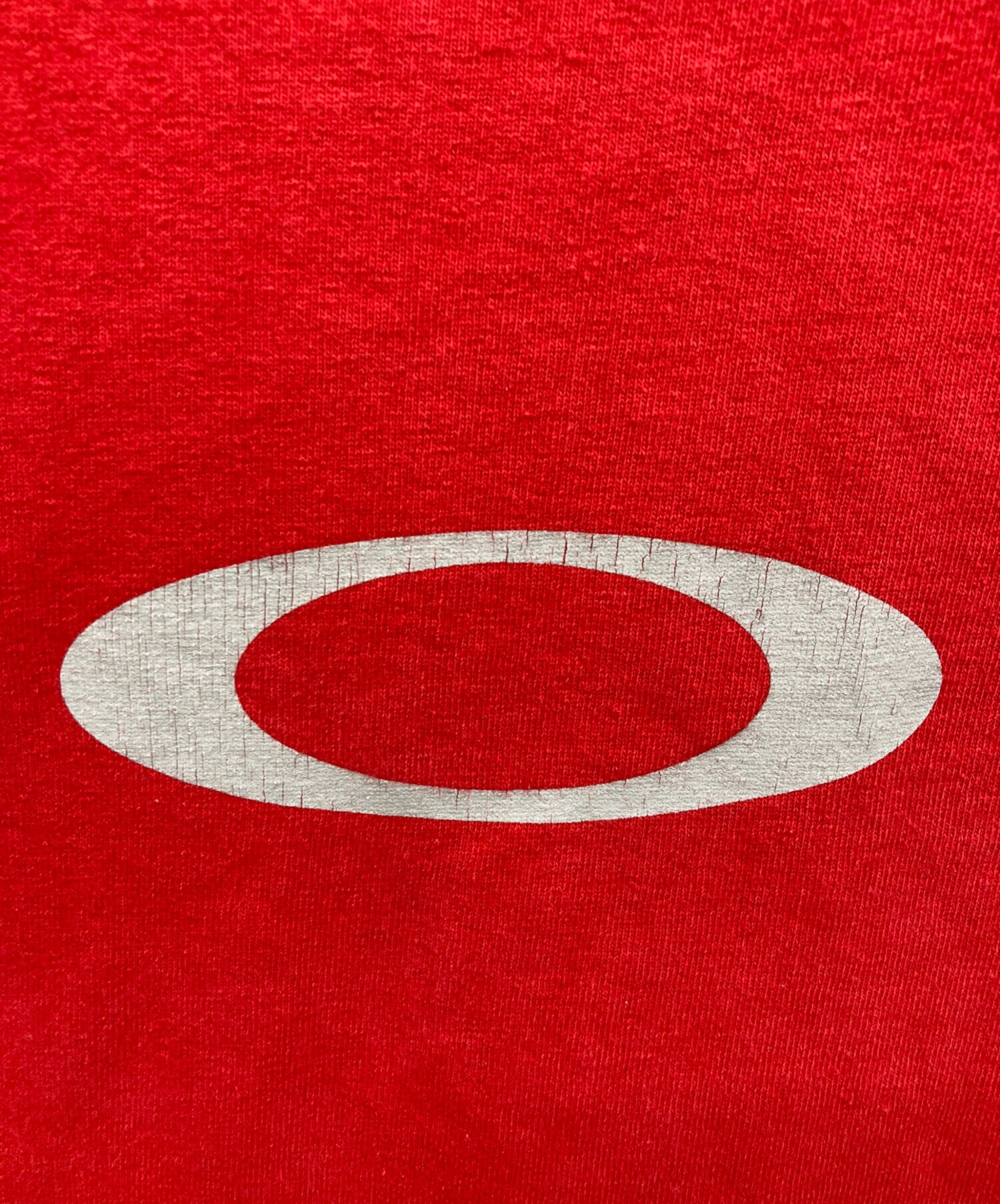 中古・古着通販】OAKLEY (オークリー) プリントTシャツ レッド サイズ